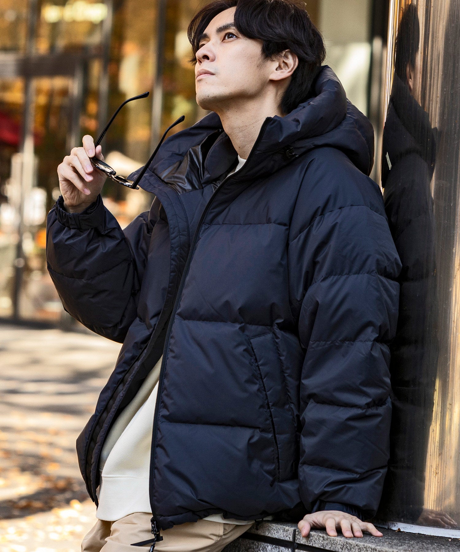 【MENS】QUILTING DOWN JACKET キルティング ダウンジャケット / WINDSTOPPER(R) プロダクト by GORE TEX LABS +phenix(プラスフェニックス)