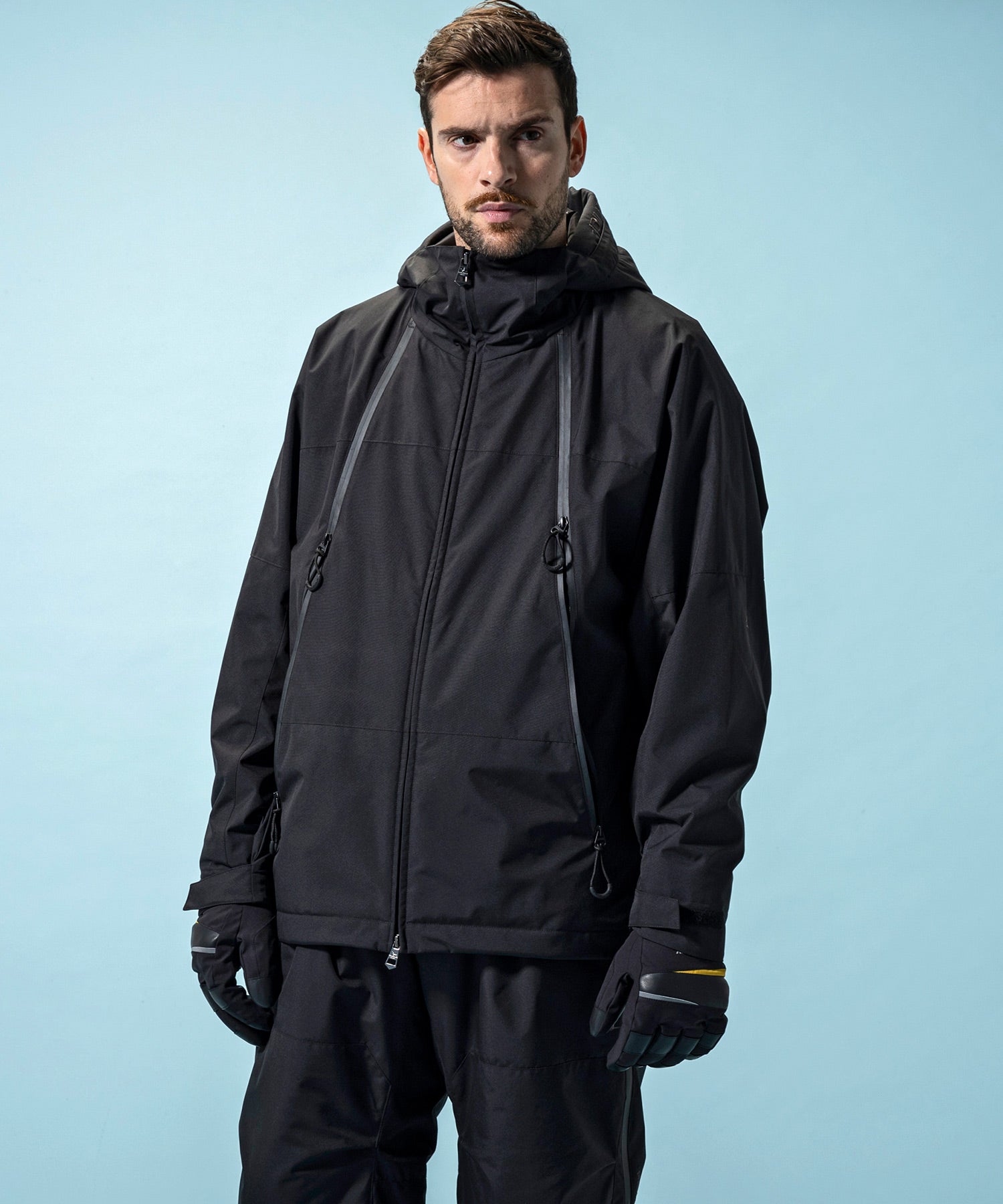 【MENS】GTX HOODED LAYER SNOW JACKET フーデッドレイヤースノージャケット / WINDSTOPPER(R) プロダクト by GORE-TEX LABS /ウィンドストッパー/ゴアテックス/1PIU1UGUALE3 RELAX × +phenix(ウノピゥウノウグァーレトレ リラックス)