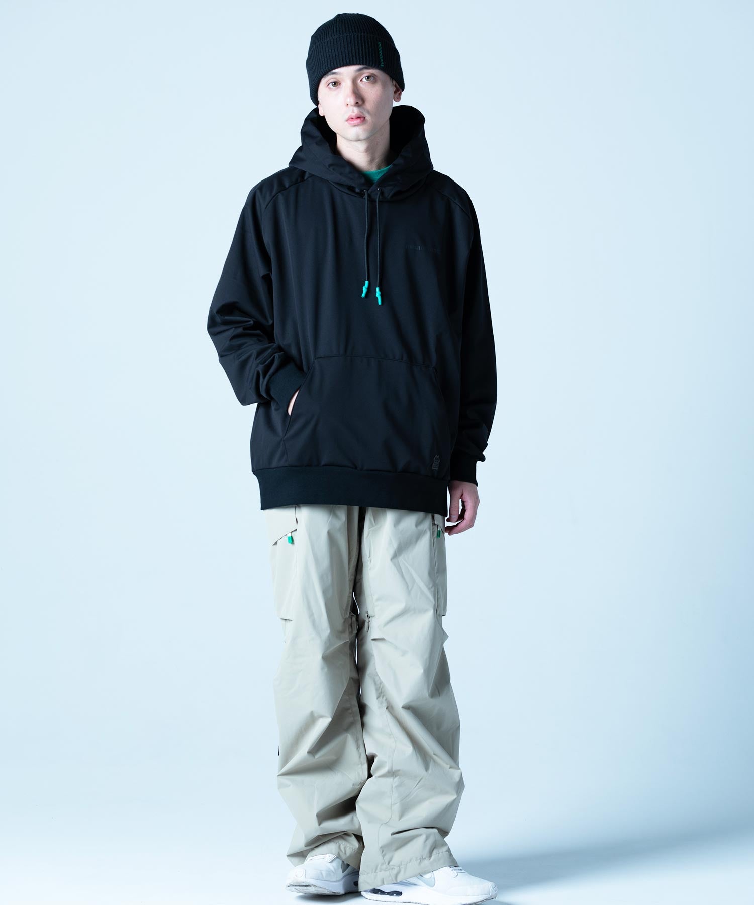 【MENS】撥水・耐水・高耐久加工スキー・スノーボードウェア パーカ WATER-REPELLENT PULL PARKA /inhabitant(インハビタント)