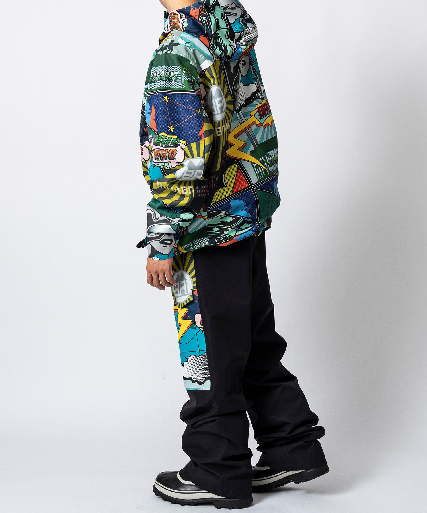 【11月中旬お届け予約商品】【MENS】KNEE PATCH SNOW PANTS ニーパッチスノーパンツ /inhabitant(インハビタント)