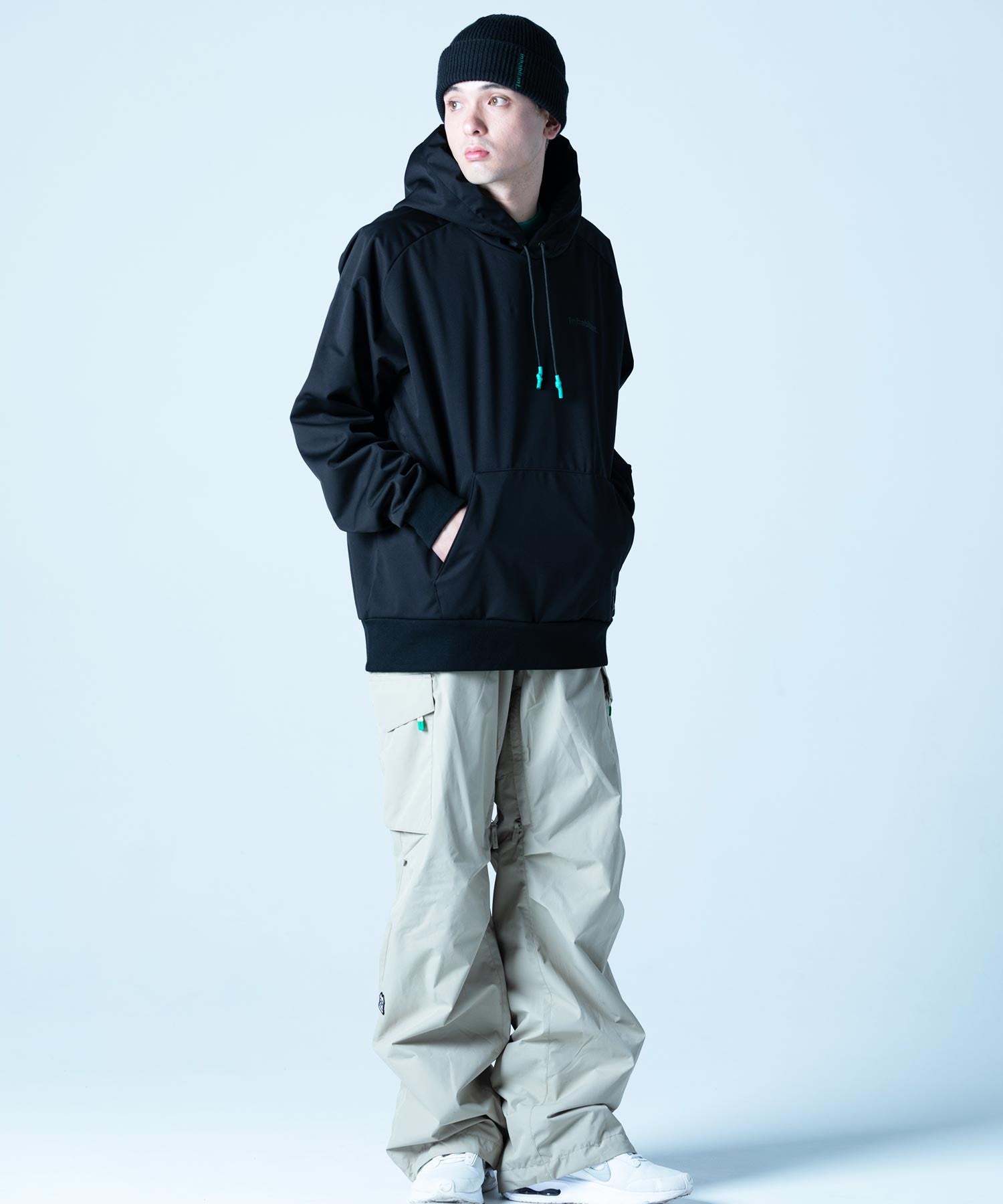 【MENS】撥水・耐水・高耐久加工スキー・スノーボードウェア パーカ WATER-REPELLENT PULL PARKA /inhabitant(インハビタント)