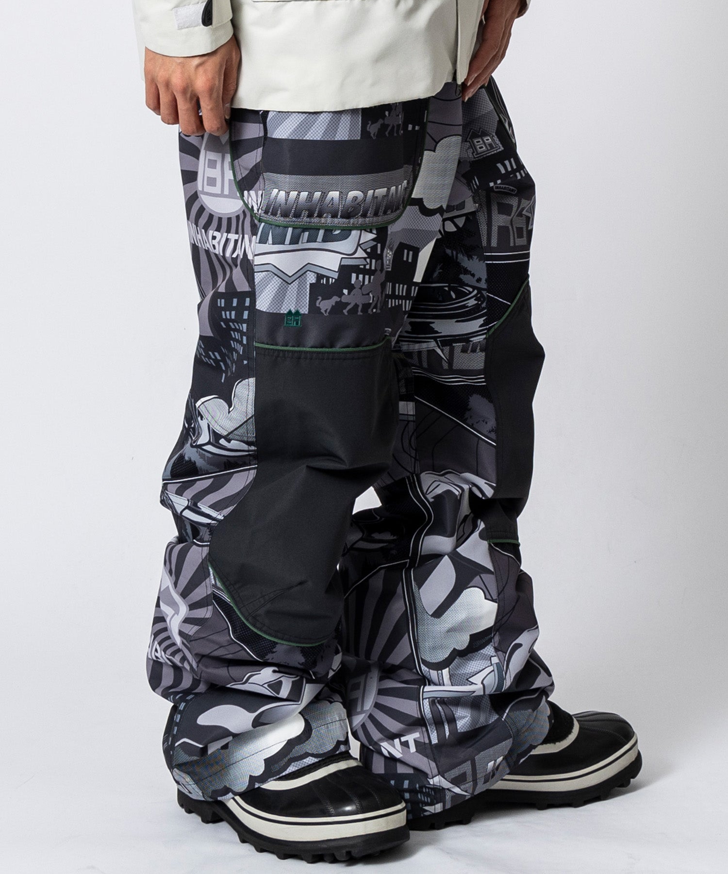 【11月中旬お届け予約商品】【MENS】PIPING LINE SNOW PANTS パイピングラインスノーパンツ /inhabitant(インハビタント)