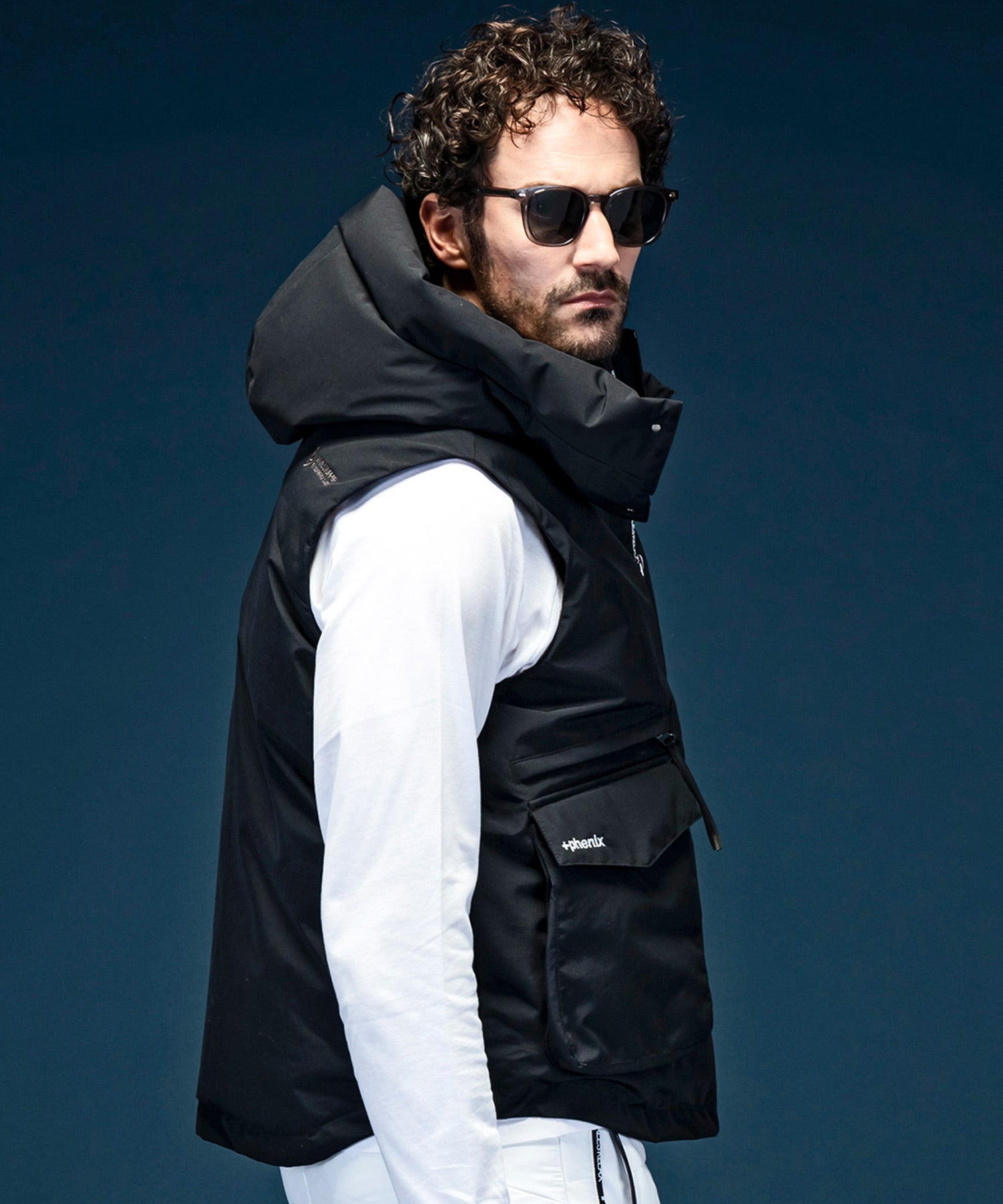【MENS】GTX DOWN VEST ダウンベスト / WINDSTOPPER(R) プロダクト by GORE-TEX LABS /ウィンドストッパー/ゴアテックス/1PIU1UGUALE3 RELAX × +phenix(ウノピゥウノウグァーレトレ リラックス)