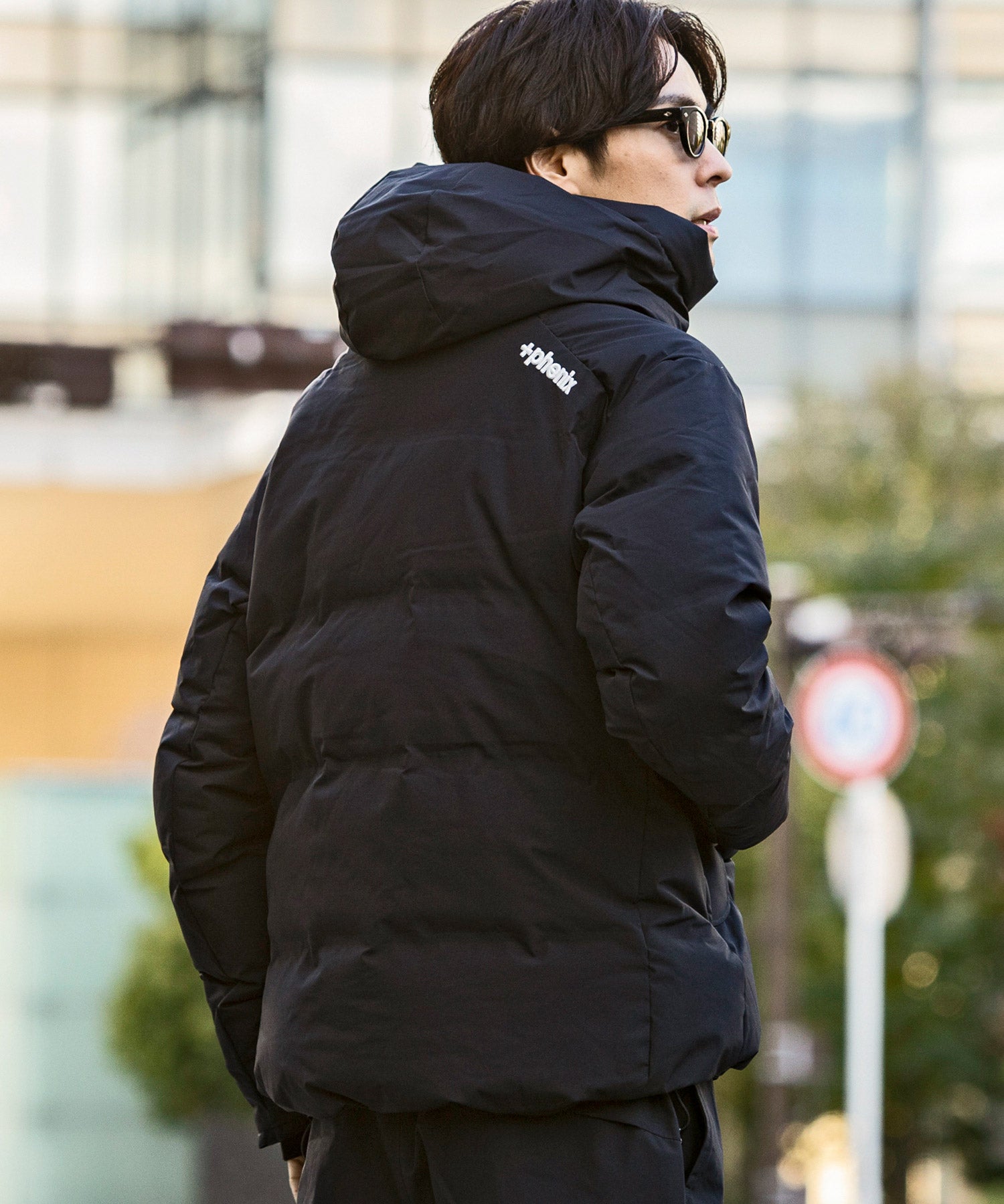 【MENS】FUSED QUILTING DOWN JACKET ヒューズド キルティング ダウンジャケット ウィンドストッパー / WINDSTOPPER(R) プロダクト by GORE TEX LABS +phenix(プラスフェニックス)