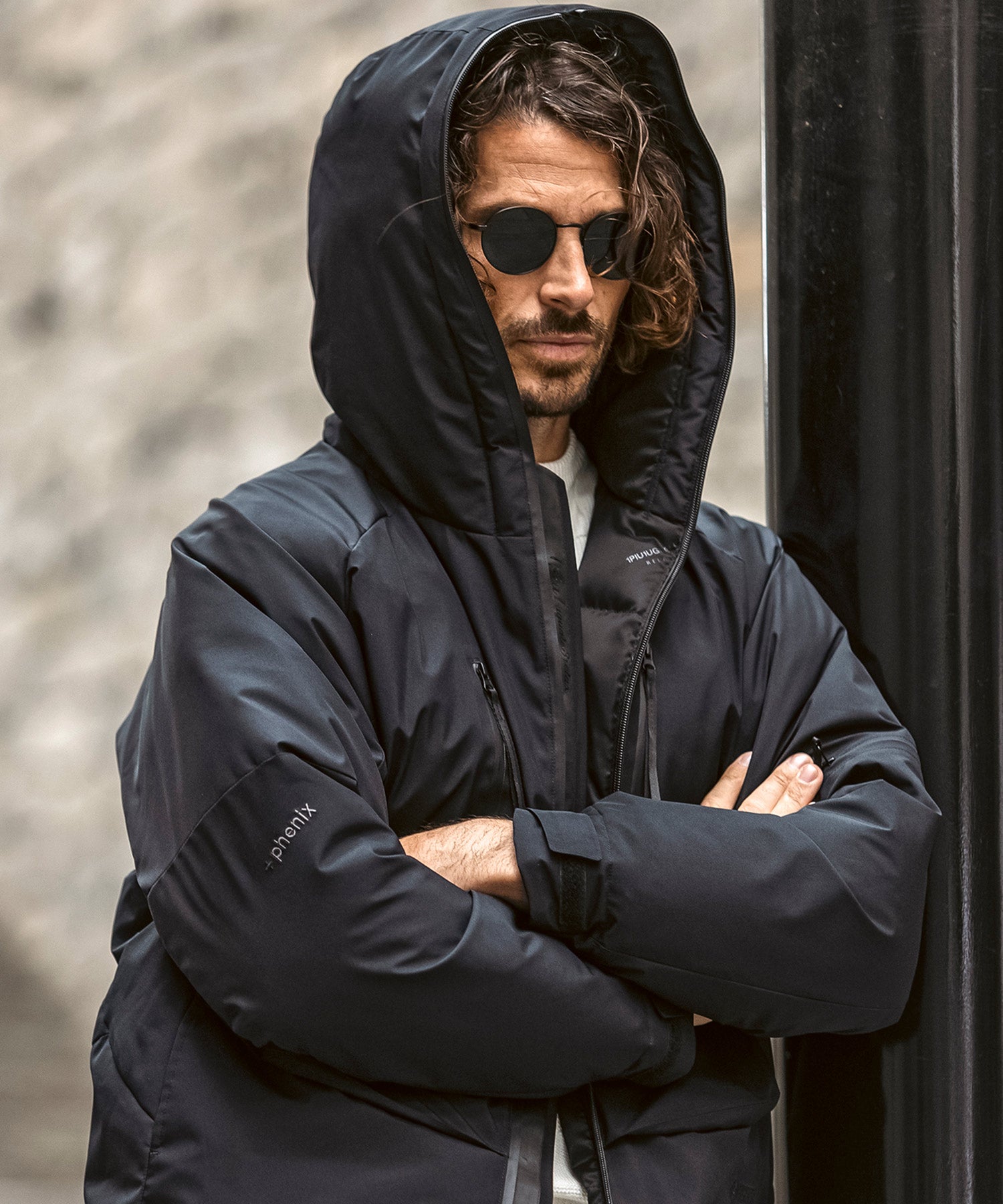 【MENS】GTX DOWN HOODIE ダウンフーディー / WINDSTOPPER(R) プロダクト by GORE-TEX LABS /ウィンドストッパー/ゴアテックス/1PIU1UGUALE3 RELAX × +phenix(ウノピゥウノウグァーレトレ リラックス)