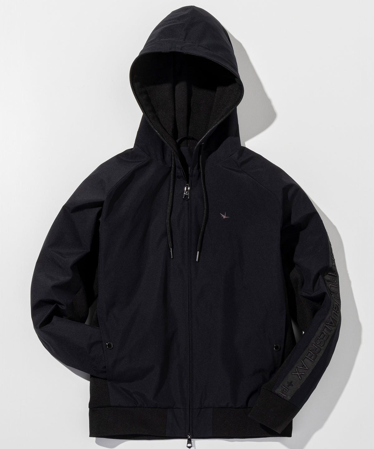 【MENS】GTX SLEEVE LOGO LINE HOODIE スリーブロゴラインフーディー / WINDSTOPPER(R) プロダクト by GORE-TEX LABS /ウィンドストッパー/ゴアテックス/1PIU1UGUALE3 RELAX × +phenix(ウノピゥウノウグァーレトレ リラックス)