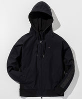 【MENS】GTX SLEEVE LOGO LINE HOODIE スリーブロゴラインフーディー / WINDSTOPPER(R) プロダクト by GORE-TEX LABS /ウィンドストッパー/ゴアテックス/1PIU1UGUALE3 RELAX × +phenix(ウノピゥウノウグァーレトレ リラックス)