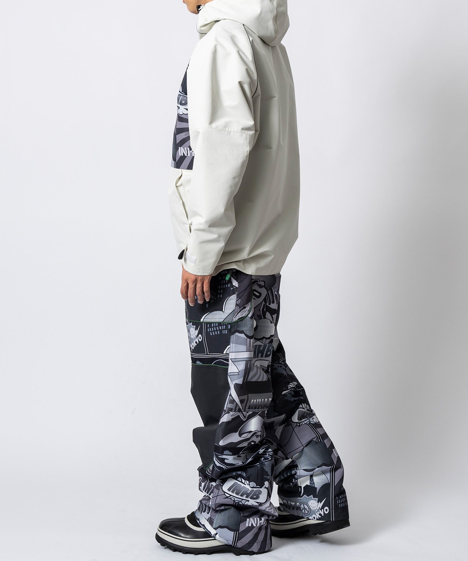 【11月中旬お届け予約商品】【MENS】PIPING LINE SNOW PANTS パイピングラインスノーパンツ /inhabitant(インハビタント)