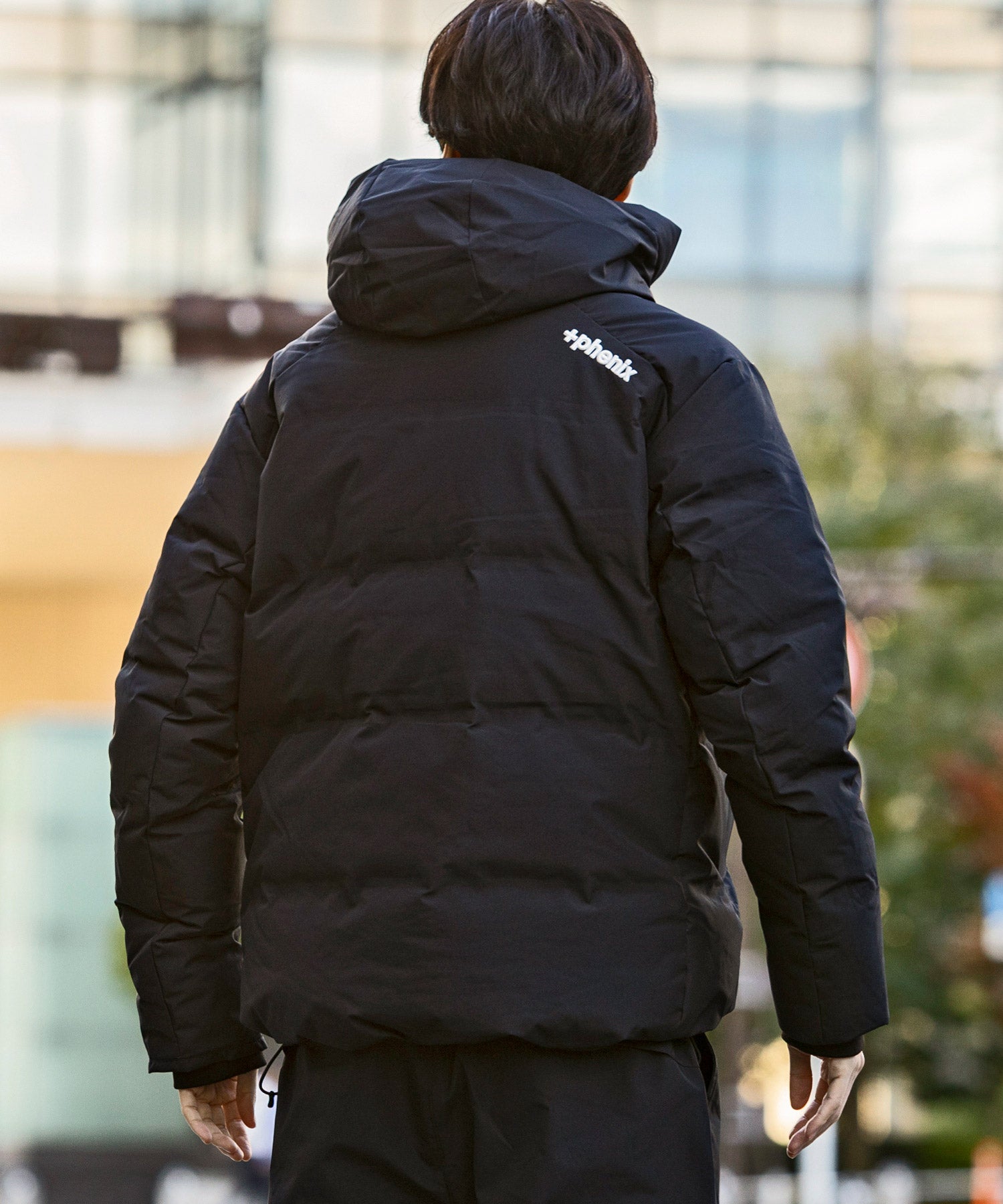 【MENS】FUSED QUILTING DOWN JACKET ヒューズド キルティング ダウンジャケット ウィンドストッパー / WINDSTOPPER(R) プロダクト by GORE TEX LABS +phenix(プラスフェニックス)