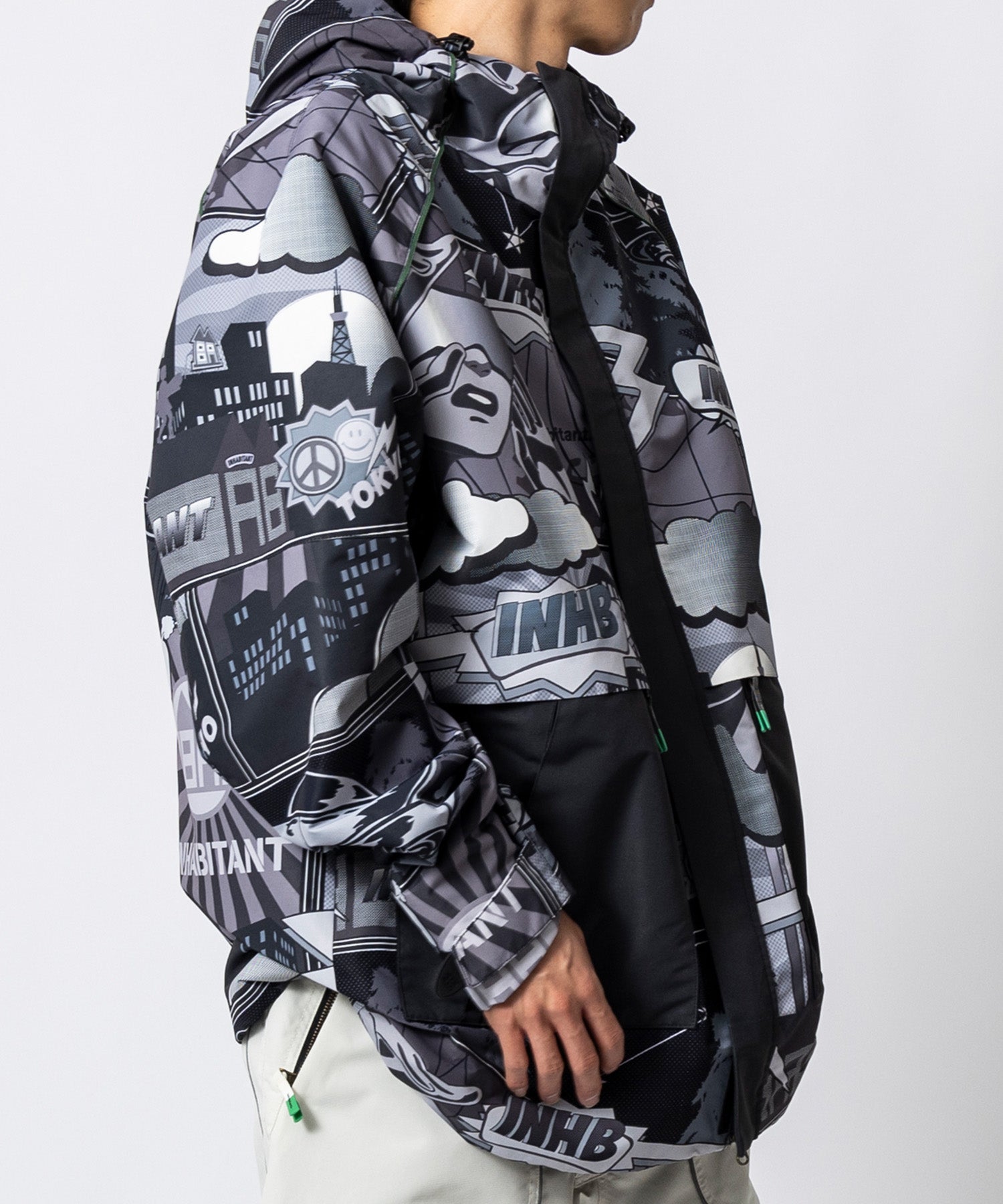 【11月中旬お届け予約商品】【MENS】FULL ZIP SNOW JACKET フルジップスノージャケット /inhabitant(インハビタント)