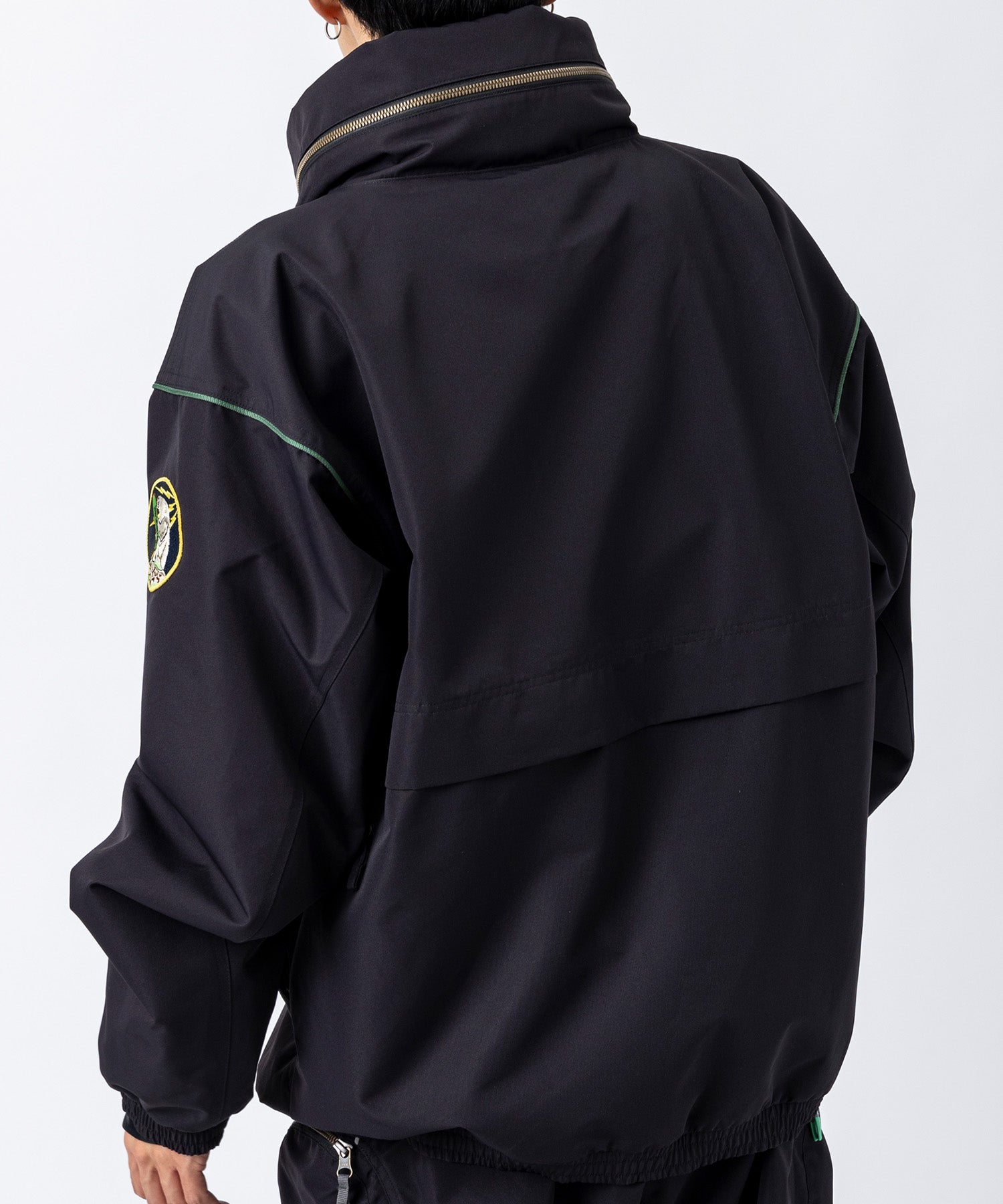 【11月中旬お届け予約商品】【MENS】QUARTER ZIP SNOW JACKET クォータージップスノージャケット /inhabitant(インハビタント)