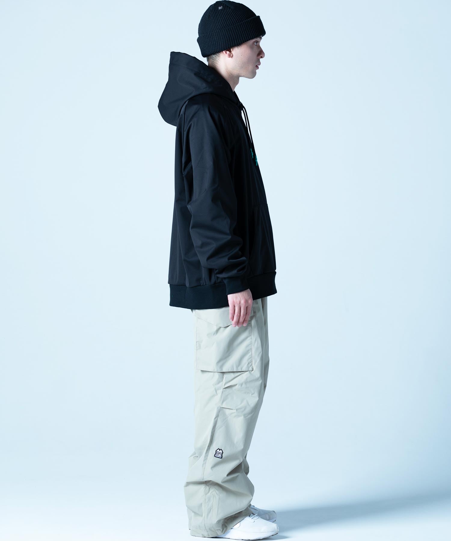 【MENS】撥水・耐水・高耐久加工スキー・スノーボードウェア パーカ WATER-REPELLENT PULL PARKA /inhabitant(インハビタント)