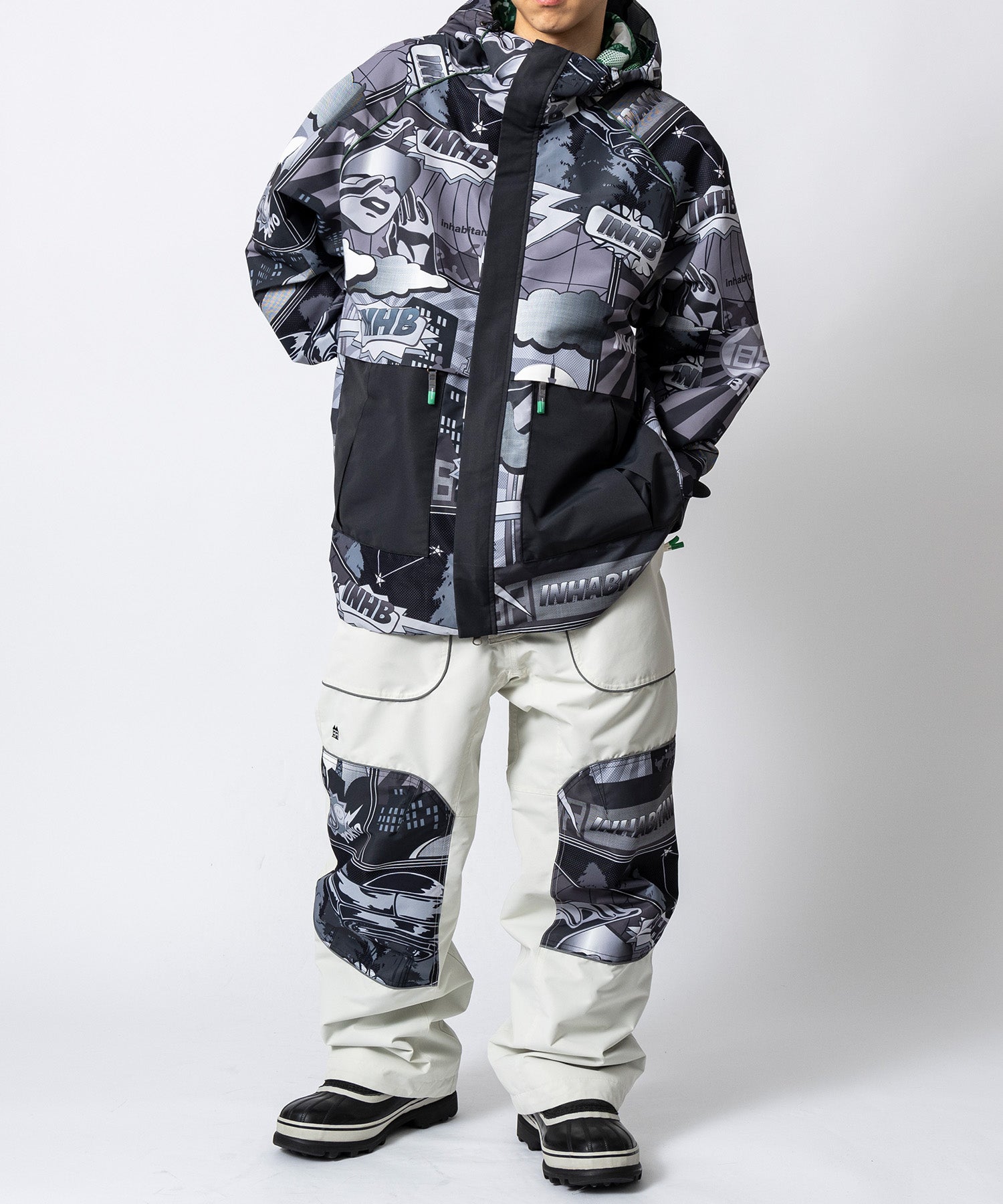 【11月中旬お届け予約商品】【MENS】FULL ZIP SNOW JACKET フルジップスノージャケット /inhabitant(インハビタント)