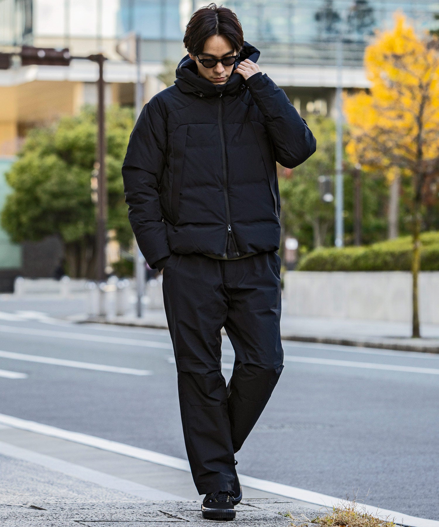 【MENS】FUSED QUILTING DOWN JACKET ヒューズド キルティング ダウンジャケット ウィンドストッパー / WINDSTOPPER(R) プロダクト by GORE TEX LABS +phenix(プラスフェニックス)