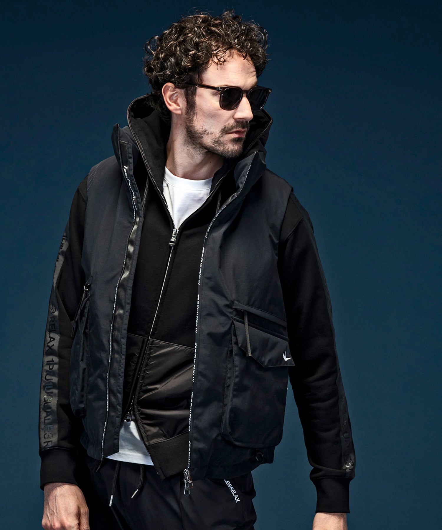 【MENS】GTX DOWN VEST ダウンベスト / WINDSTOPPER(R) プロダクト by GORE-TEX LABS /ウィンドストッパー/ゴアテックス/1PIU1UGUALE3 RELAX × +phenix(ウノピゥウノウグァーレトレ リラックス)