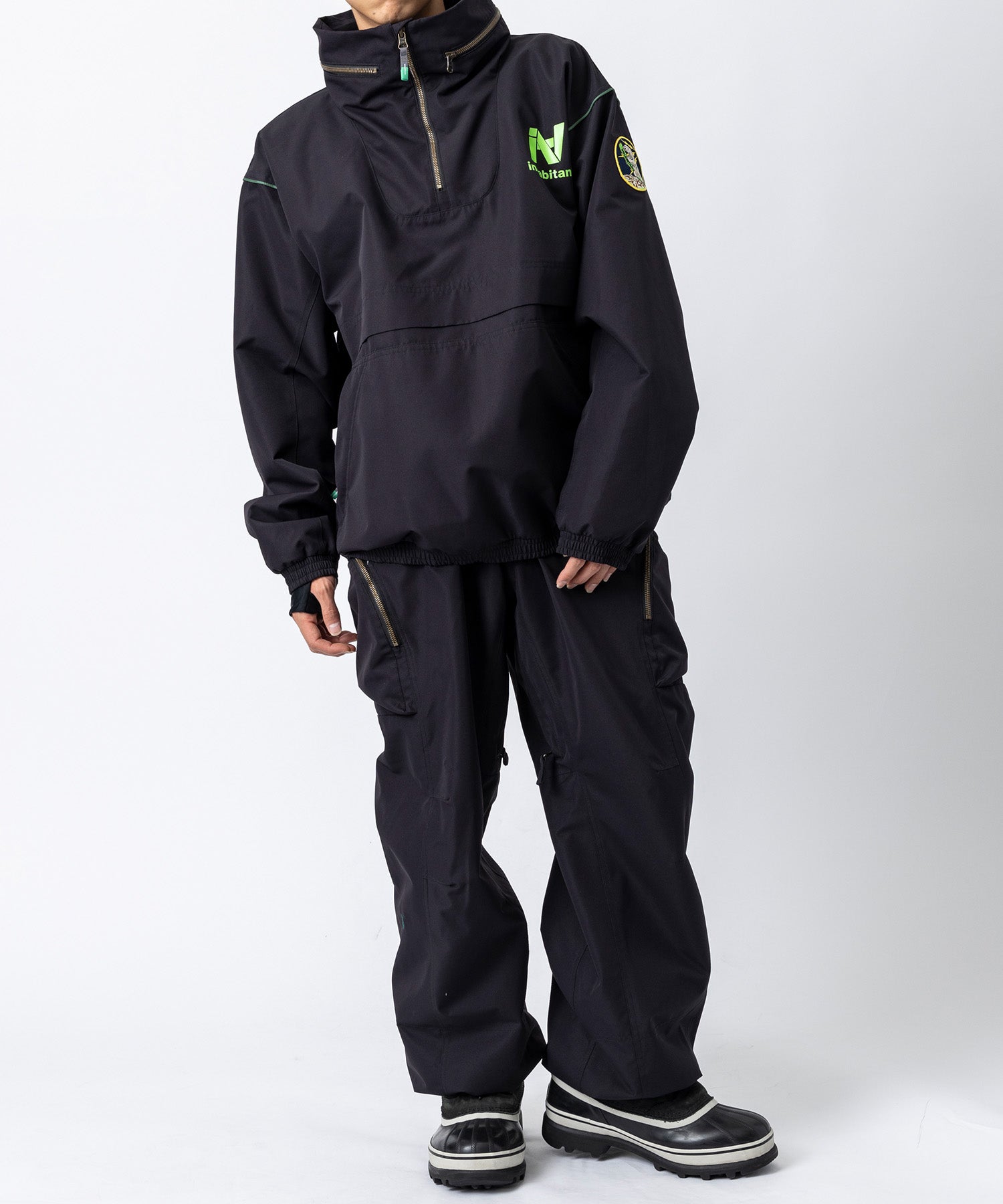 【11月中旬お届け予約商品】【MENS】SIDE CARGO SNOW PANTS サイドカーゴスノーパンツ /inhabitant(インハビタント)