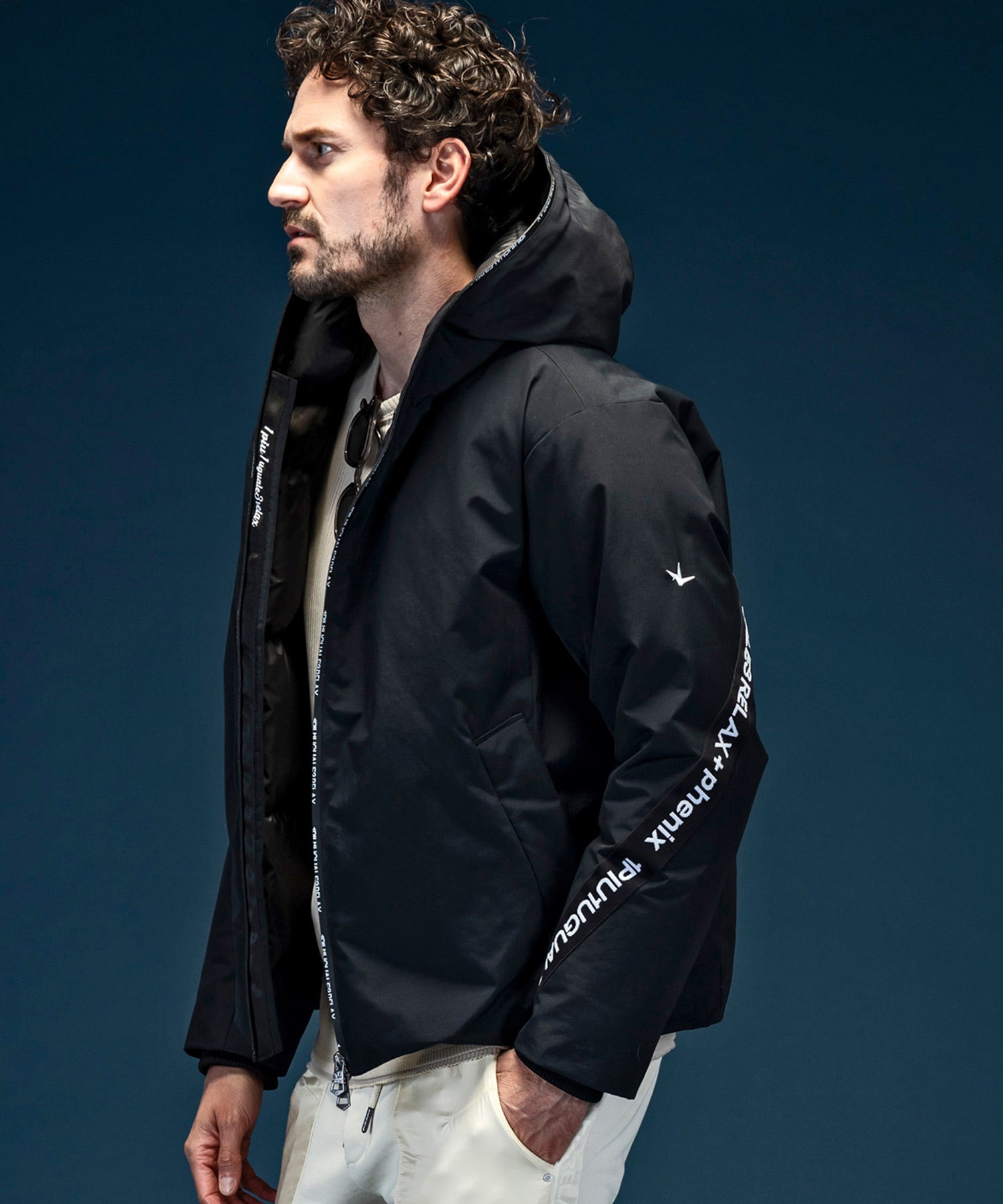 【MENS】GTX DOWN JACKET ダウンジャケット / WINDSTOPPER(R) プロダクト by GORE-TEX LABS /ウィンドストッパー/ゴアテックス/1PIU1UGUALE3 RELAX × +phenix(ウノピゥウノウグァーレトレ リラックス)