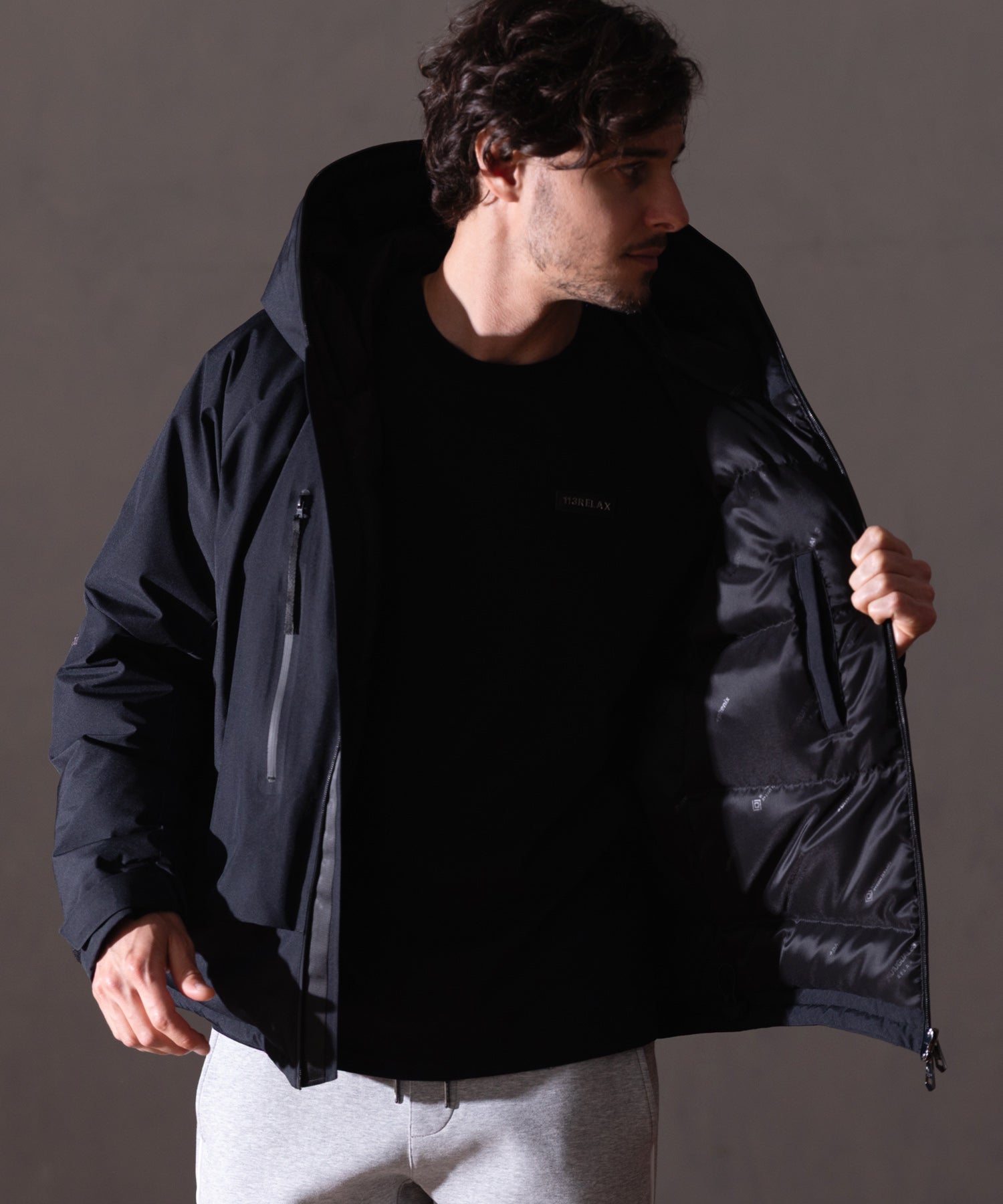 【MENS】GTX DOWN HOODIE ダウンフーディー / WINDSTOPPER(R) プロダクト by GORE-TEX LABS /ウィンドストッパー/ゴアテックス/1PIU1UGUALE3 RELAX × +phenix(ウノピゥウノウグァーレトレ リラックス)