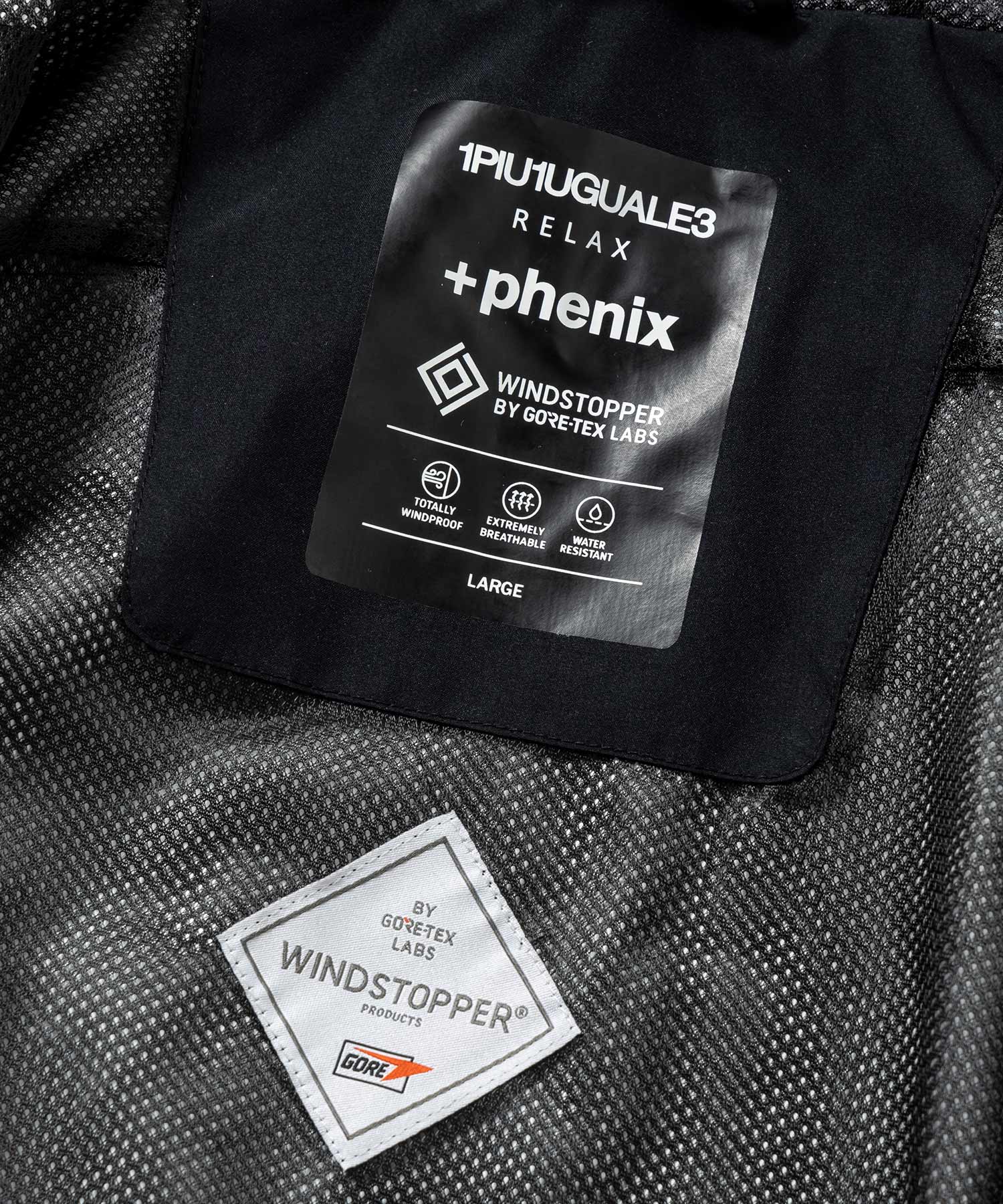 【MENS】GTX ZIP HOODIE ジップフーディー / WINDSTOPPER(R) プロダクト by GORE-TEX LABS /ウィンドストッパー/ゴアテックス/1PIU1UGUALE3 RELAX × +phenix(ウノピゥウノウグァーレトレ リラックス)