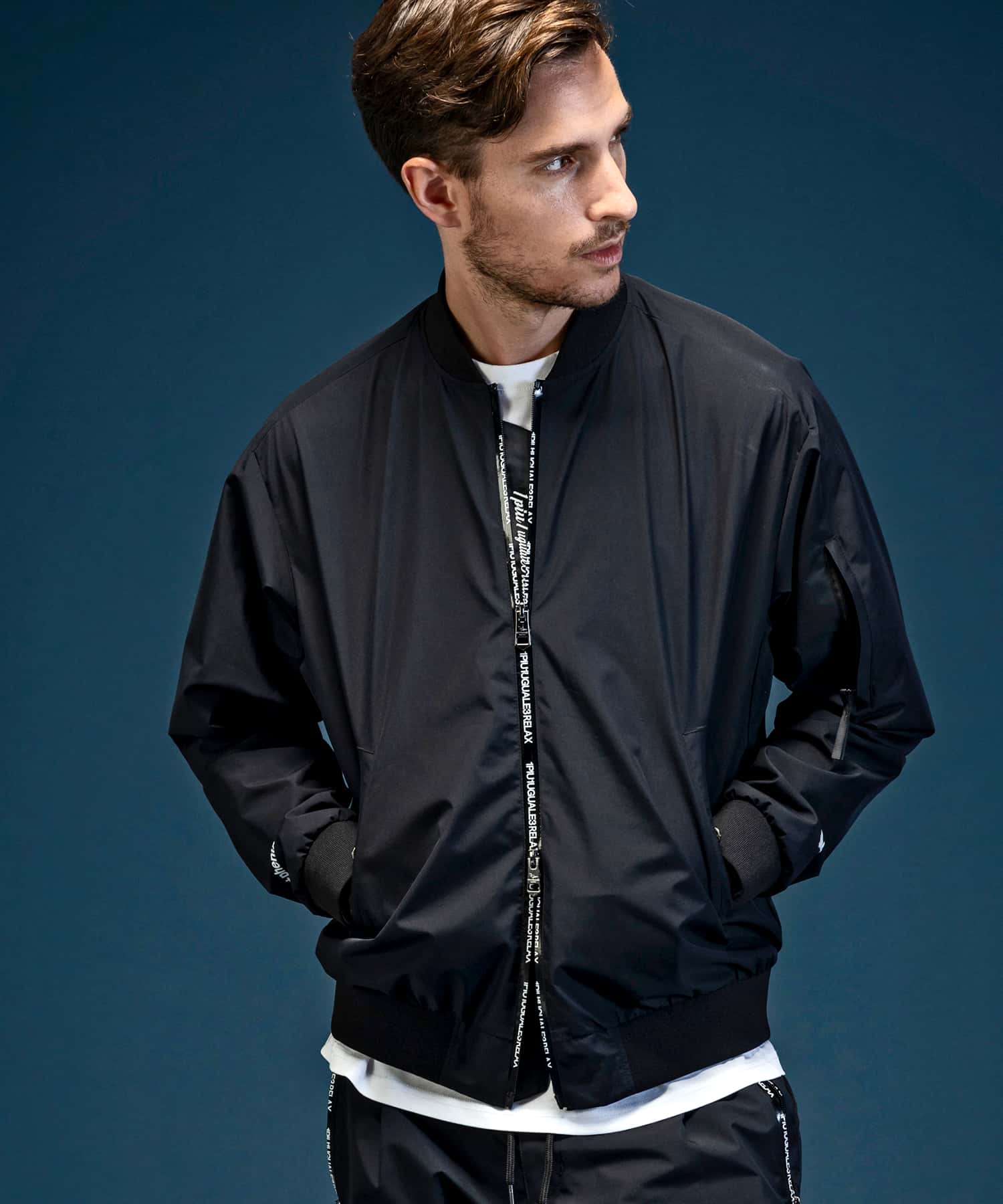 【MENS】ブルゾン WINDSTOPPER プロダクト by GORE-TEX LABS /ウィンドストッパー/ゴアテックス/1PIU1UGUALE3 RELAX × +phenix(ウノピゥウノウグァーレトレ リラックス)