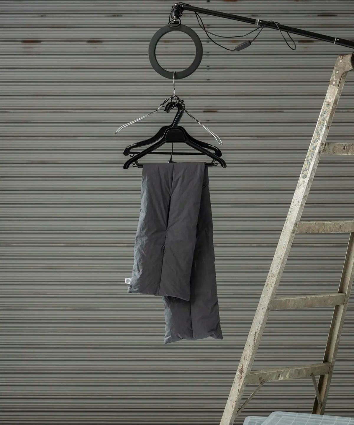 【MENS】ダウンスカーフ Built in tissue dispenser scarf / "Washi" Down proof / アルクフェニックス