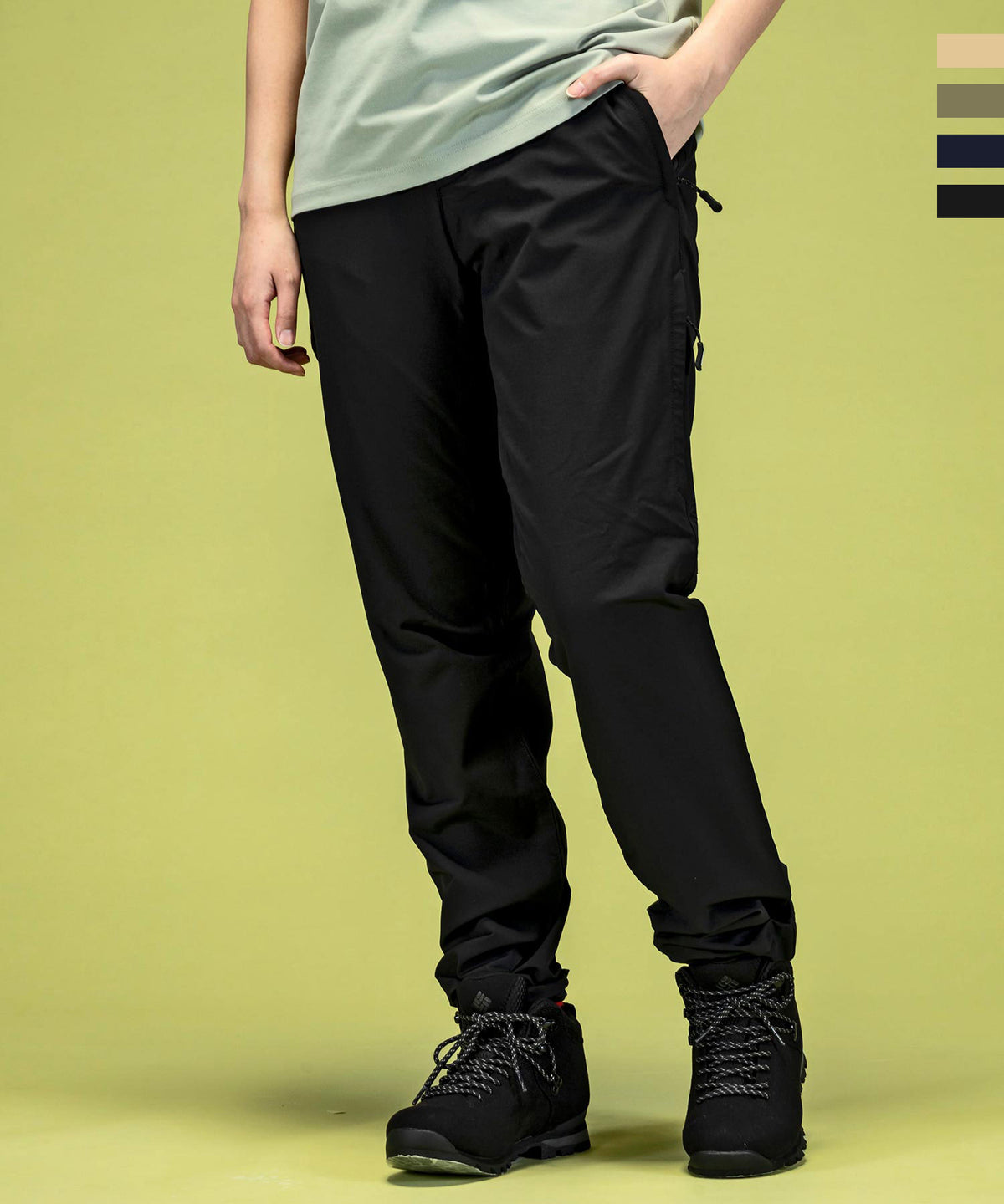 【WOMENS】レディースAlertPants(アラートパンツ) スタンダードフィット トレッキングパンツ アウトドア ハイキング 登山 ストレッチ 撥水 美脚/phenix outdoor(フェニックスアウトドア)