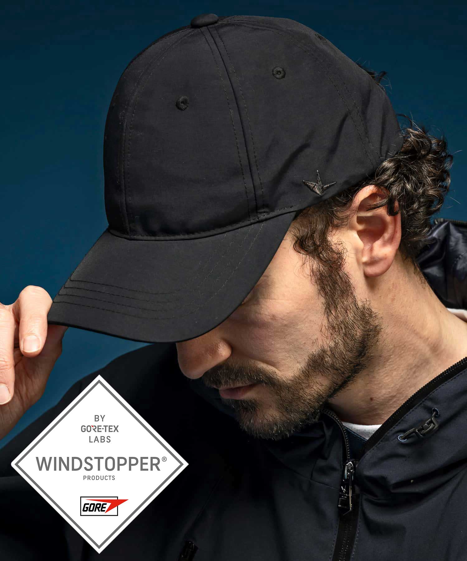 【MENS】ベーシックキャップ WINDSTOPPER(R) プロダクト by GORE-TEX LABS /ウィンドストッパー/ゴアテックス/1PIU1UGUALE3 RELAX × +phenix(ウノピゥウノウグァーレトレ リラックス)