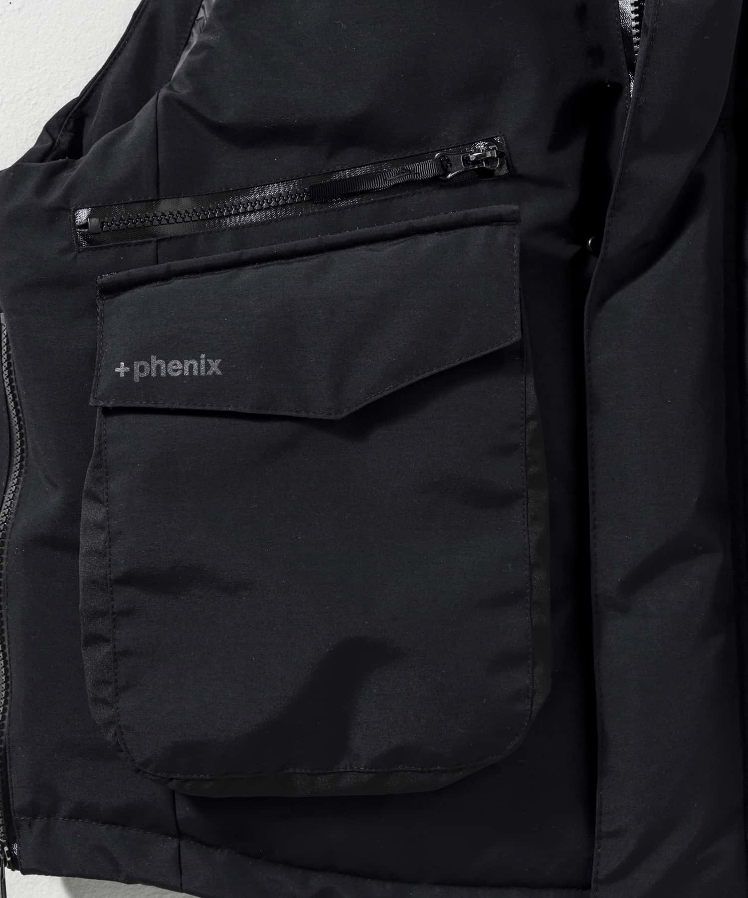 【MENS】フラップポケットダウンベスト WINDSTOPPER(R) プロダクト by GORE-TEX LABS /ウィンドストッパー/ゴアテックス/1PIU1UGUALE3 RELAX × +phenix(ウノピゥウノウグァーレトレ リラックス)