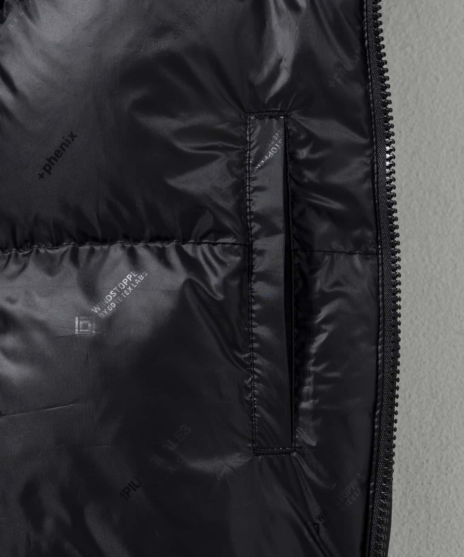 【MENS】フラップポケットダウンジャケット WINDSTOPPER(R) プロダクト by GORE-TEX LABS /ウィンドストッパー/ゴアテックス/1PIU1UGUALE3 RELAX × +phenix(ウノピゥウノウグァーレトレ リラックス)