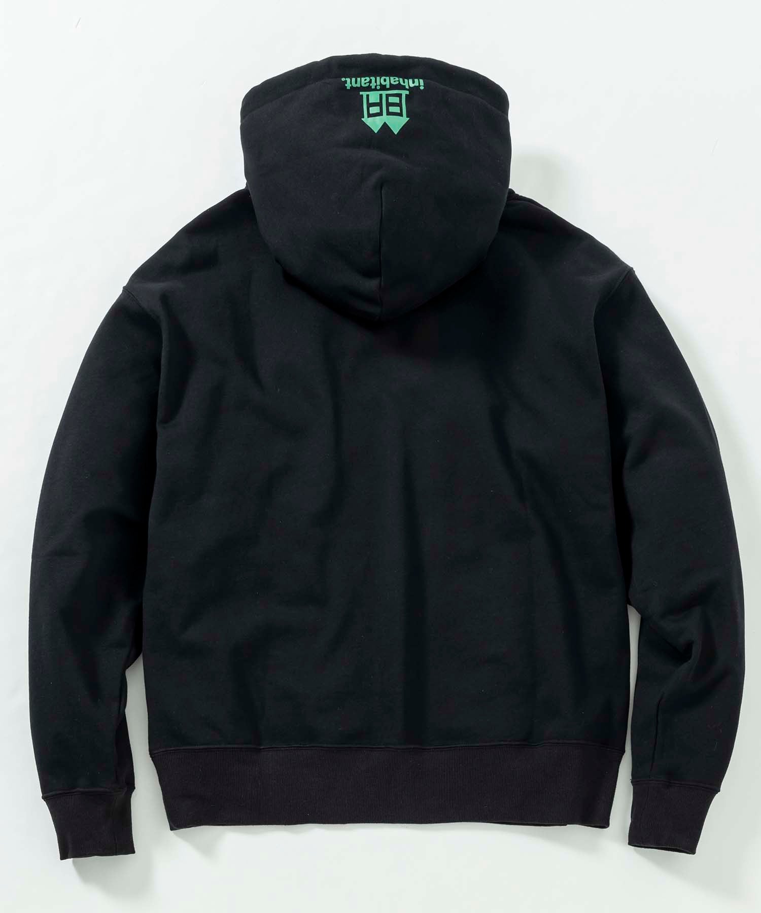 【MENS】Cotton Pile Pull Parka コットンパイルプルパーカ フーディ スウェット カジュアルファッション サーフィン レジャー スケートボード /inhabitant(インハビタント)