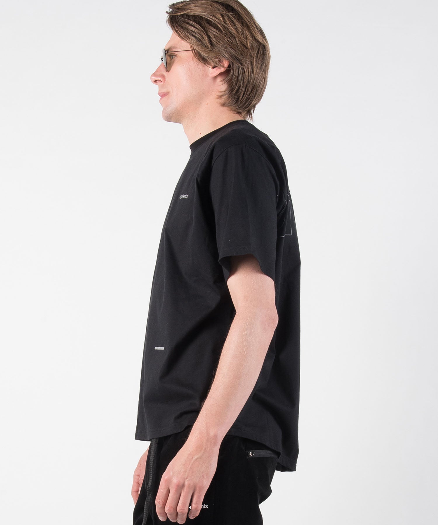 【MENS】速乾Tシャツ Mesh Parts T-Shirt テックウェア アーバンアウトドア 高機能ウェア +phenix(プラスフェニックス)
