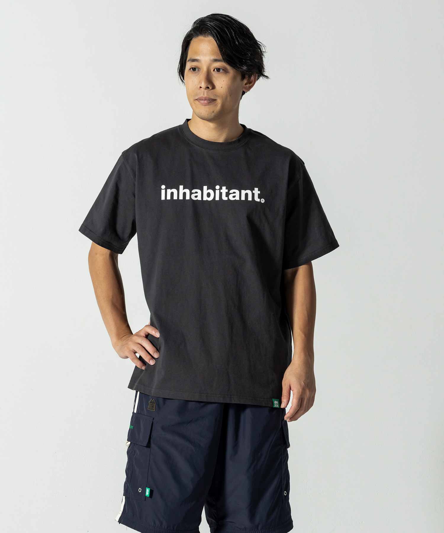 【MENS】Basic Logo T-shirts ロゴTシャツ カジュアルファッション サーフィン レジャー スケートボード inhabitant(インハビタント)