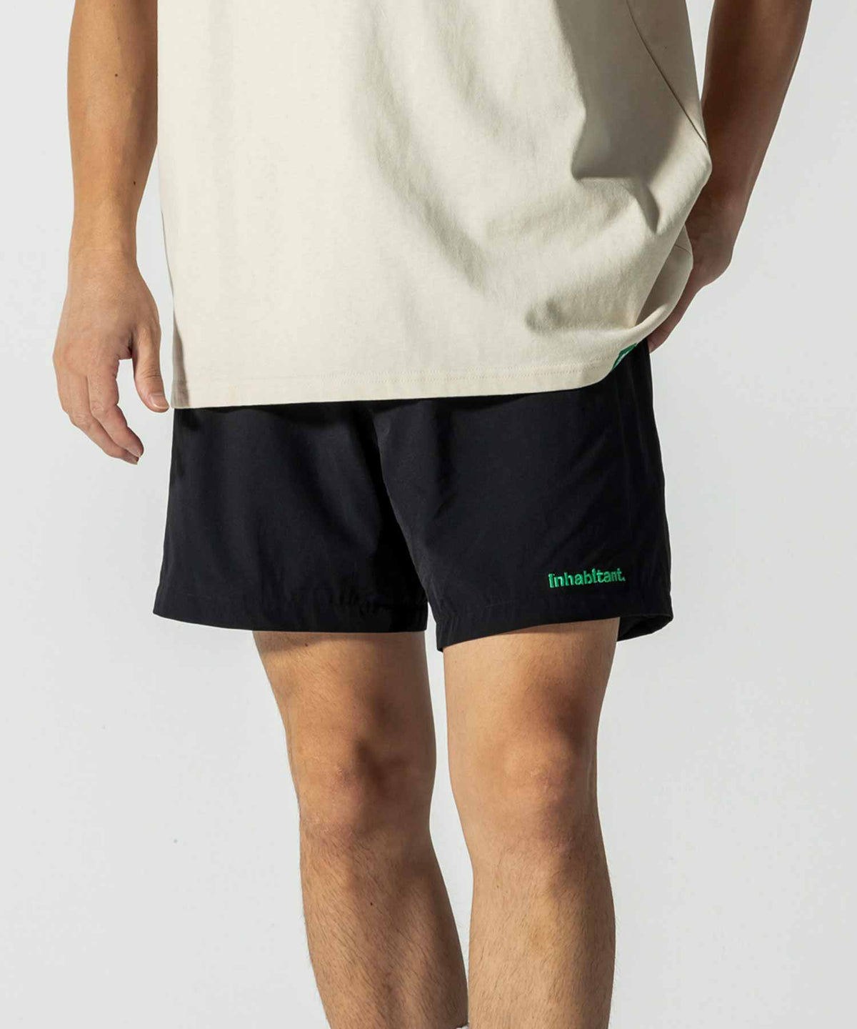 【MENS】Board Short Pants シンプルショートパンツ カジュアルファッション サーフィン レジャー  スケートボード inhabitant(インハビタント)