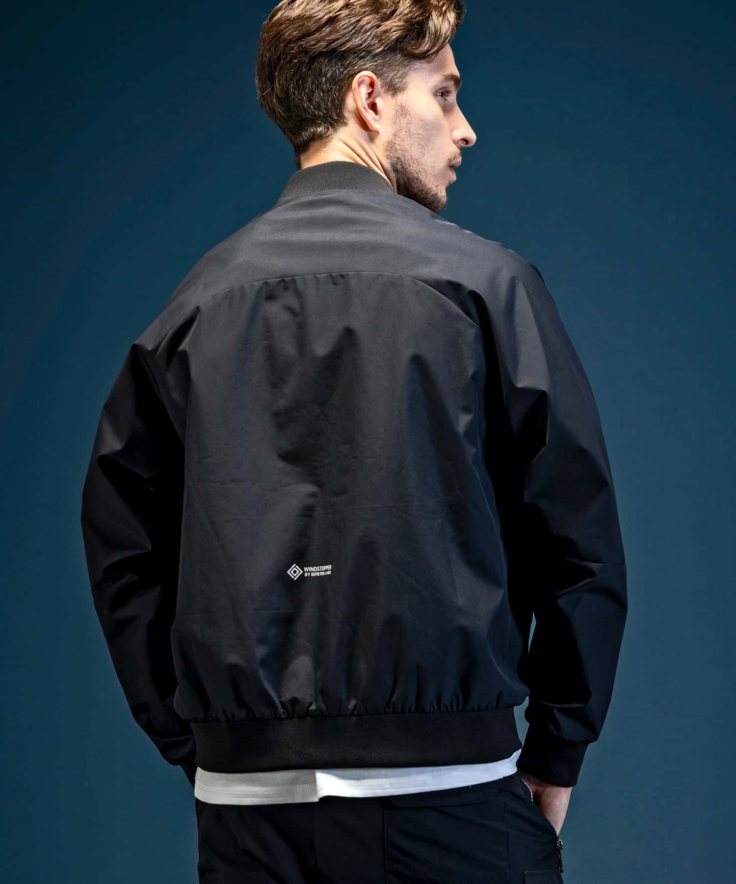 【MENS】ブルゾン WINDSTOPPER プロダクト by GORE-TEX LABS /ウィンドストッパー/ゴアテックス/1PIU1UGUALE3 RELAX × +phenix(ウノピゥウノウグァーレトレ リラックス)