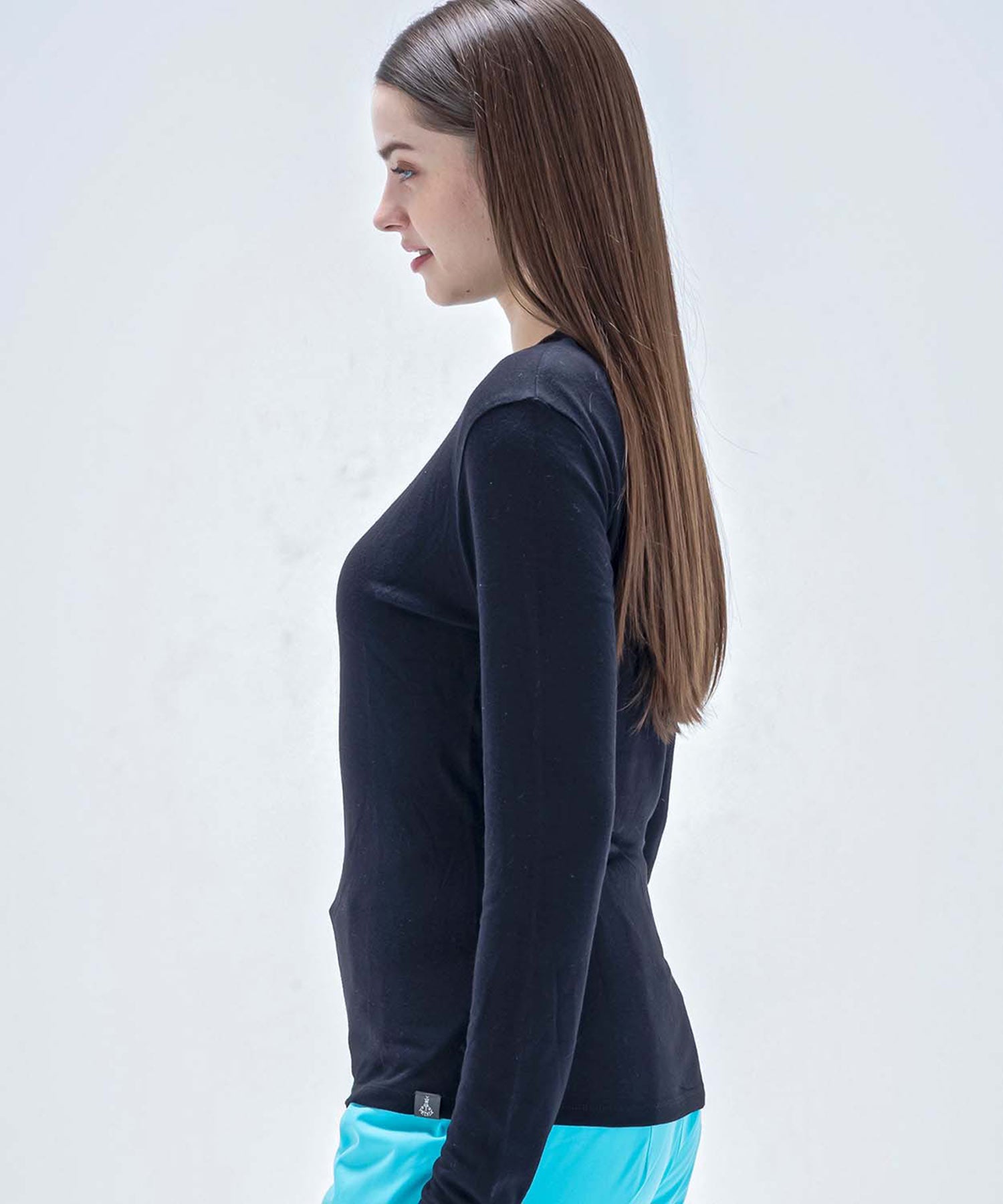 【WOMENS】スキーウェア アンダーウェア インナーウェア Super Space-Time Wool Mock Neck Tee / Middle /phenixスキーウェア 23AW