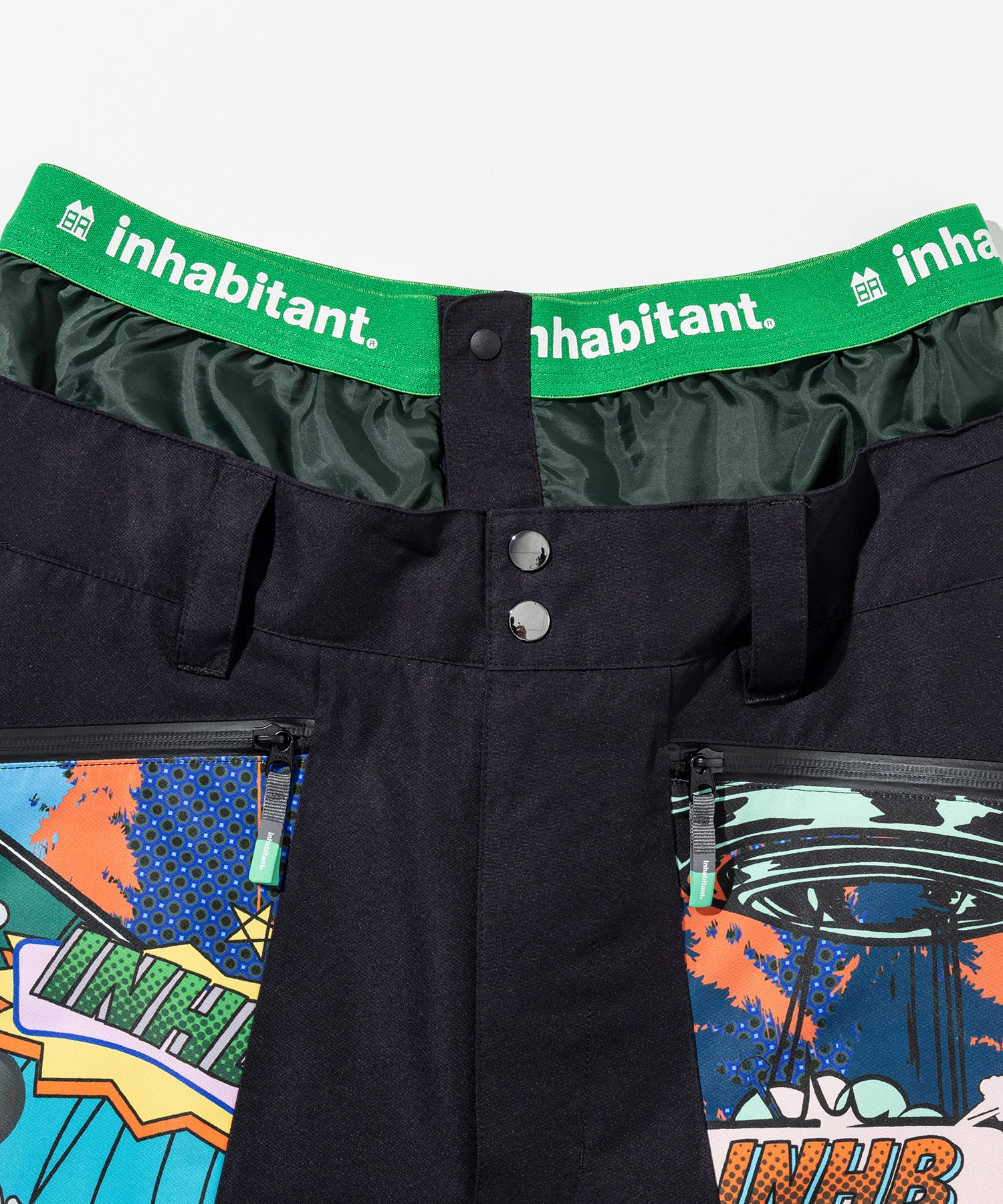 【11月中旬お届け予約商品】【MENS】KNEE PATCH SNOW PANTS ニーパッチスノーパンツ /inhabitant(インハビタント)