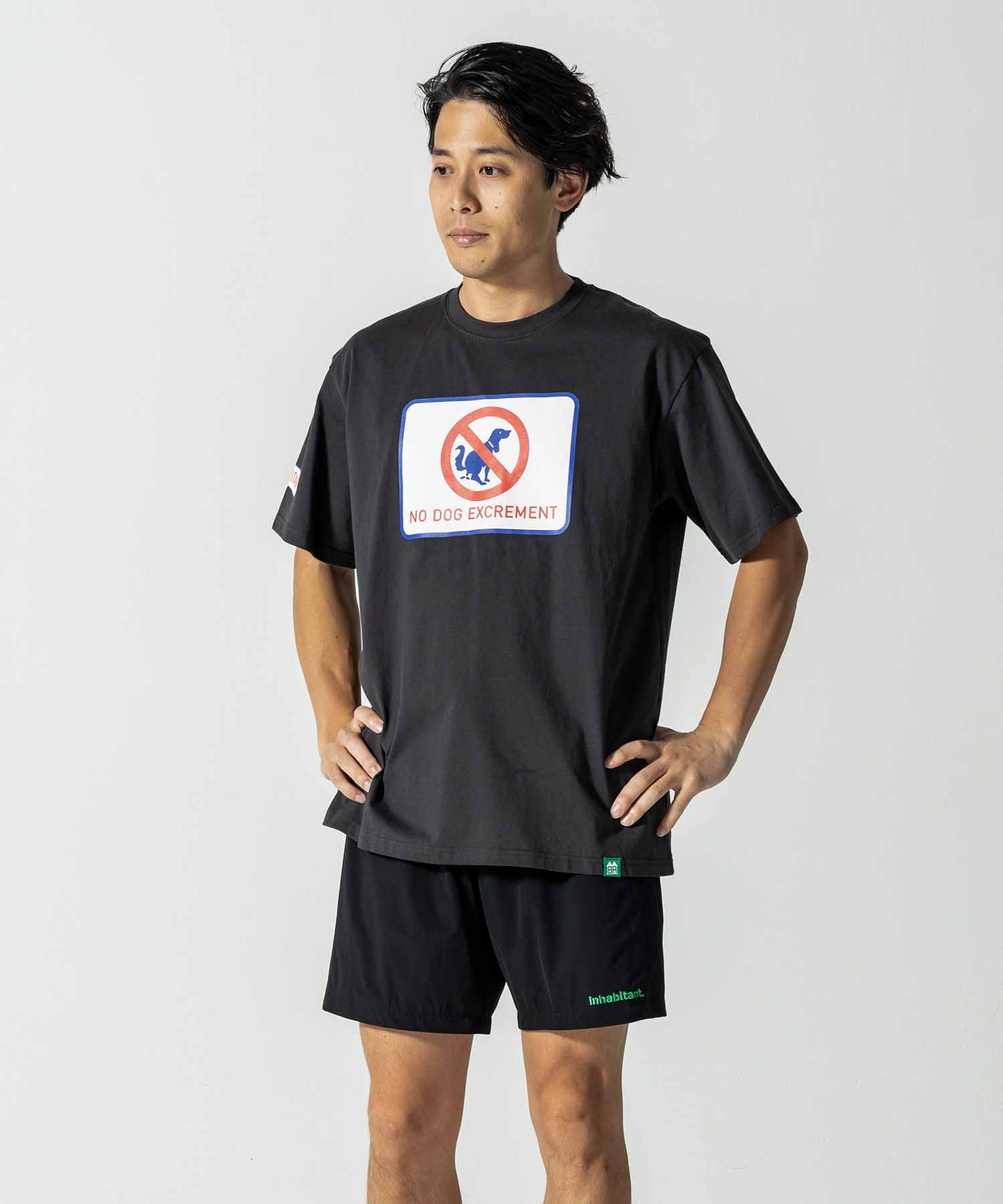 【MENS】Dog T-shirts リバイバルプリントTシャツ ドッグプリント カジュアルファッション サーフィン レジャー スケートボード inhabitant(インハビタント)