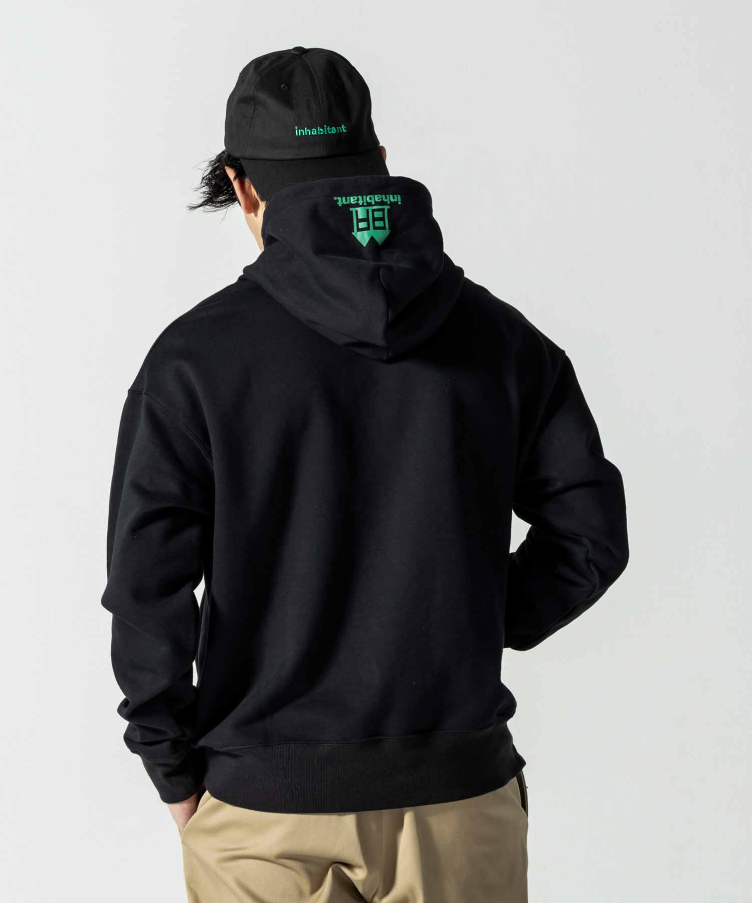 【MENS】Cotton Pile Pull Parka コットンパイルプルパーカ フーディ スウェット カジュアルファッション サーフィン レジャー スケートボード /inhabitant(インハビタント)