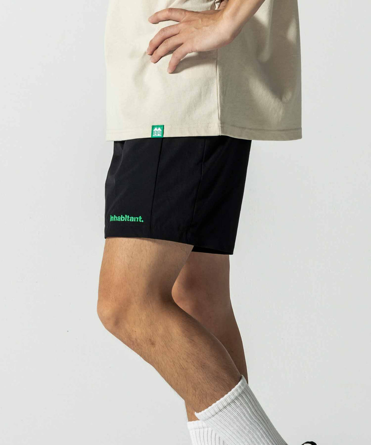 【MENS】Board Short Pants シンプルショートパンツ カジュアルファッション サーフィン レジャー  スケートボード inhabitant(インハビタント)