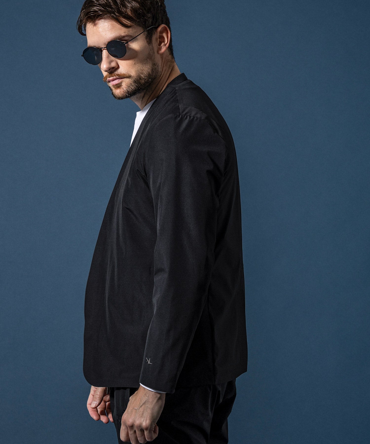 【MENS】GTX NO COLLAR JACKET ノーカラージャケット / WINDSTOPPER(R) プロダクト by GORE-TEX LABS /ウィンドストッパー/ゴアテックス/1PIU1UGUALE3 RELAX × +phenix(ウノピゥウノウグァーレトレ リラックス)