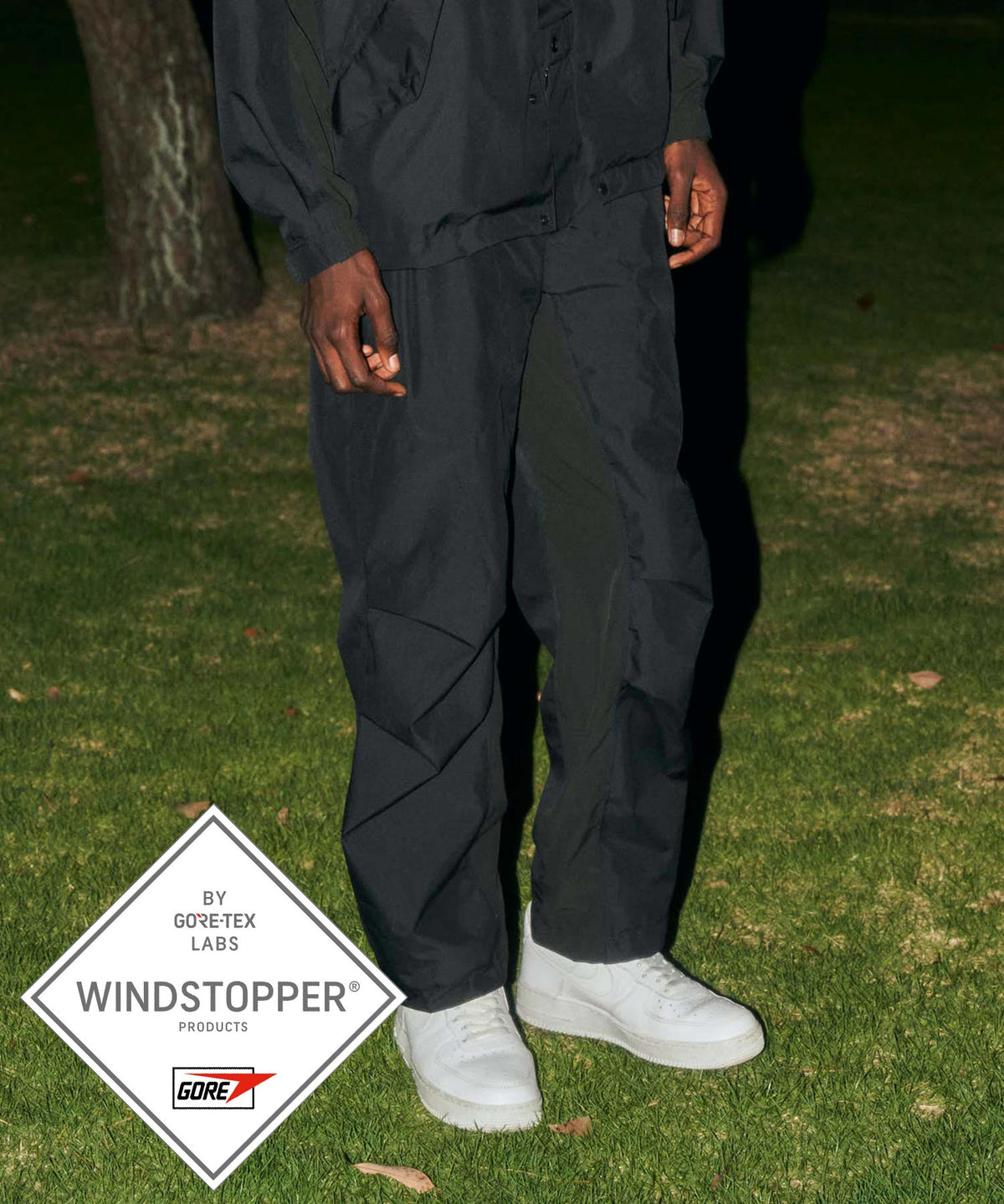 【MENS】HYBRID LONG PANTS アウトドア ロングパンツ メンズパンツ ゴアテックスウェア 耐水 撥水 防風 蒸れにくい ウィンドストッパー / WINDSTOPPER(R) プロダクト by GORE TEX LABS +phenix(プラスフェニックス)