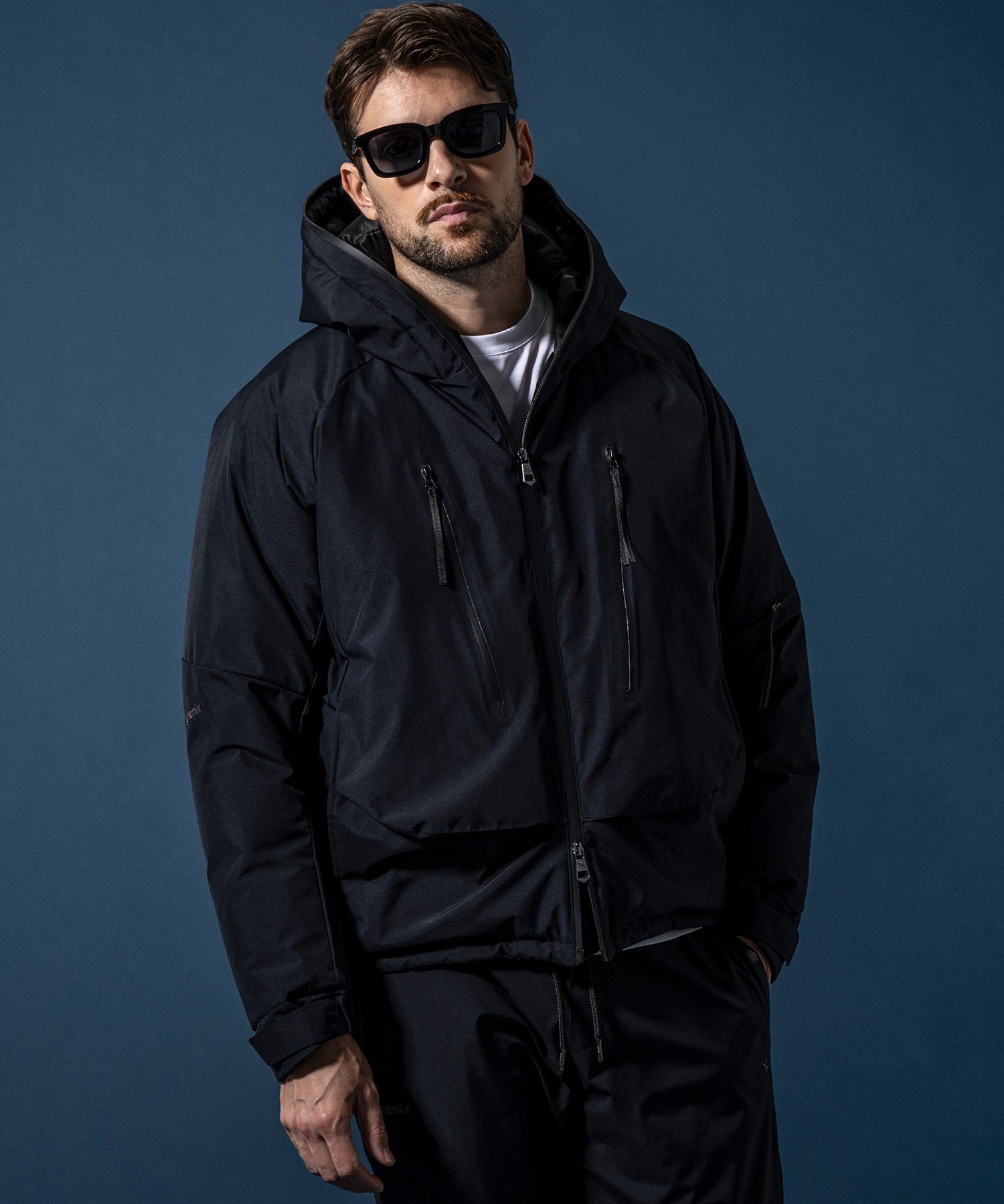 【MENS】GTX DOWN HOODIE ダウンフーディー / WINDSTOPPER(R) プロダクト by GORE-TEX LABS /ウィンドストッパー/ゴアテックス/1PIU1UGUALE3 RELAX × +phenix(ウノピゥウノウグァーレトレ リラックス)