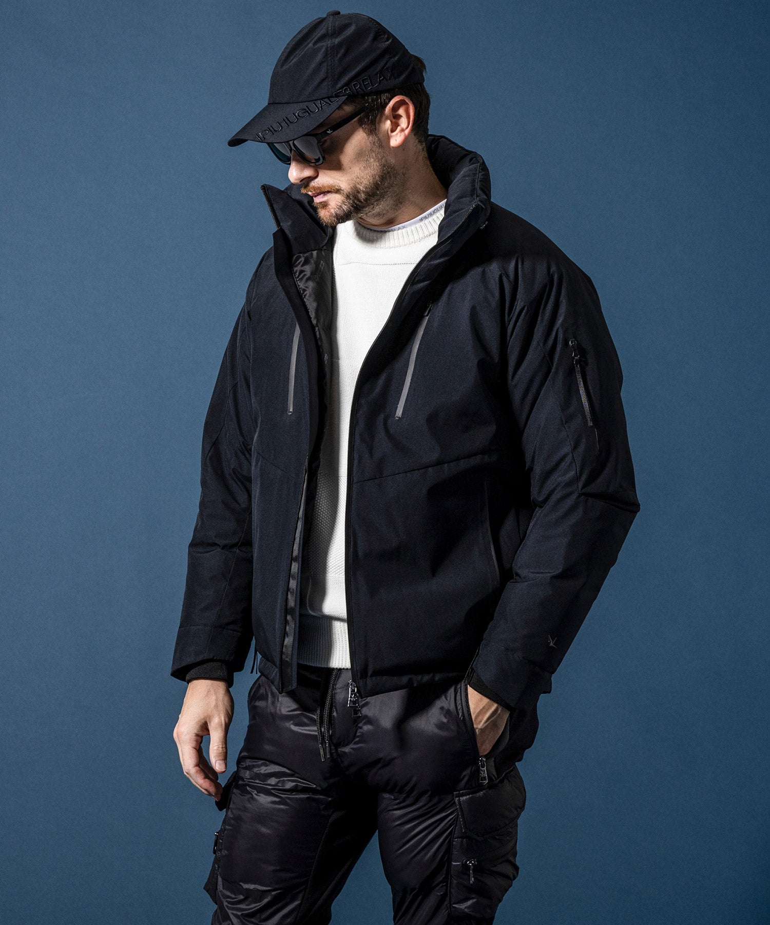 【MENS】GTX LOGO CAP ロゴキャップ / WINDSTOPPER(R) プロダクト by GORE-TEX LABS /ウィンドストッパー/ゴアテックス/1PIU1UGUALE3 RELAX × +phenix(ウノピゥウノウグァーレトレ リラックス)