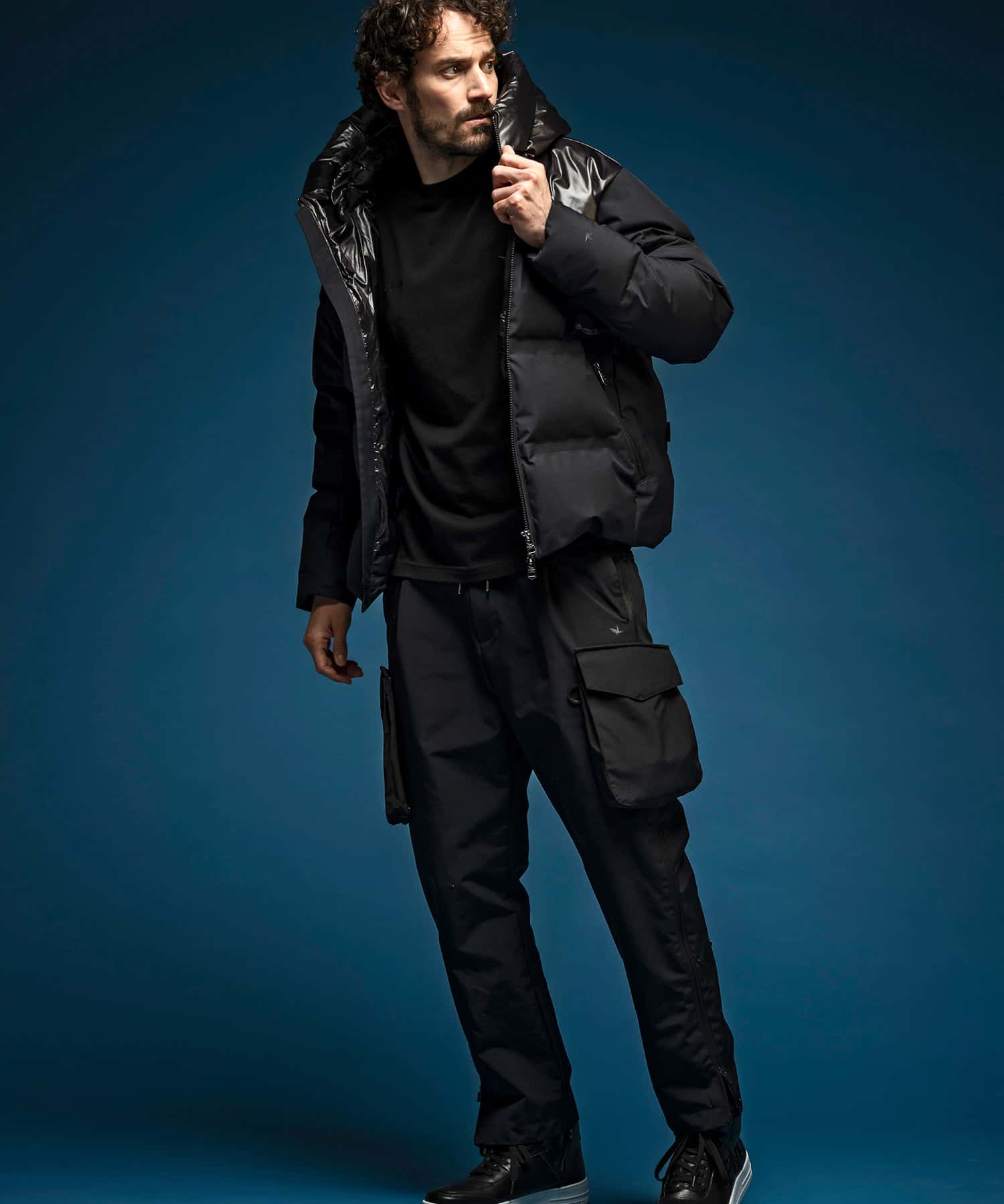 【MENS】コンビダウンジャケット WINDSTOPPER(R) プロダクト by GORE-TEX LABS /ウィンドストッパー/ゴアテックス/1PIU1UGUALE3 RELAX × +phenix(ウノピゥウノウグァーレトレ リラックス)