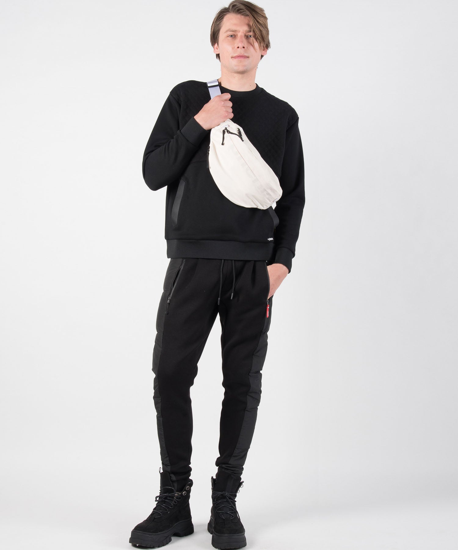 【MENS】キルトスウェットプルオーバー Quilt Sweat Pullover テックウェア アーバンアウトドア 高機能ウェア +phenix(プラスフェニックス)