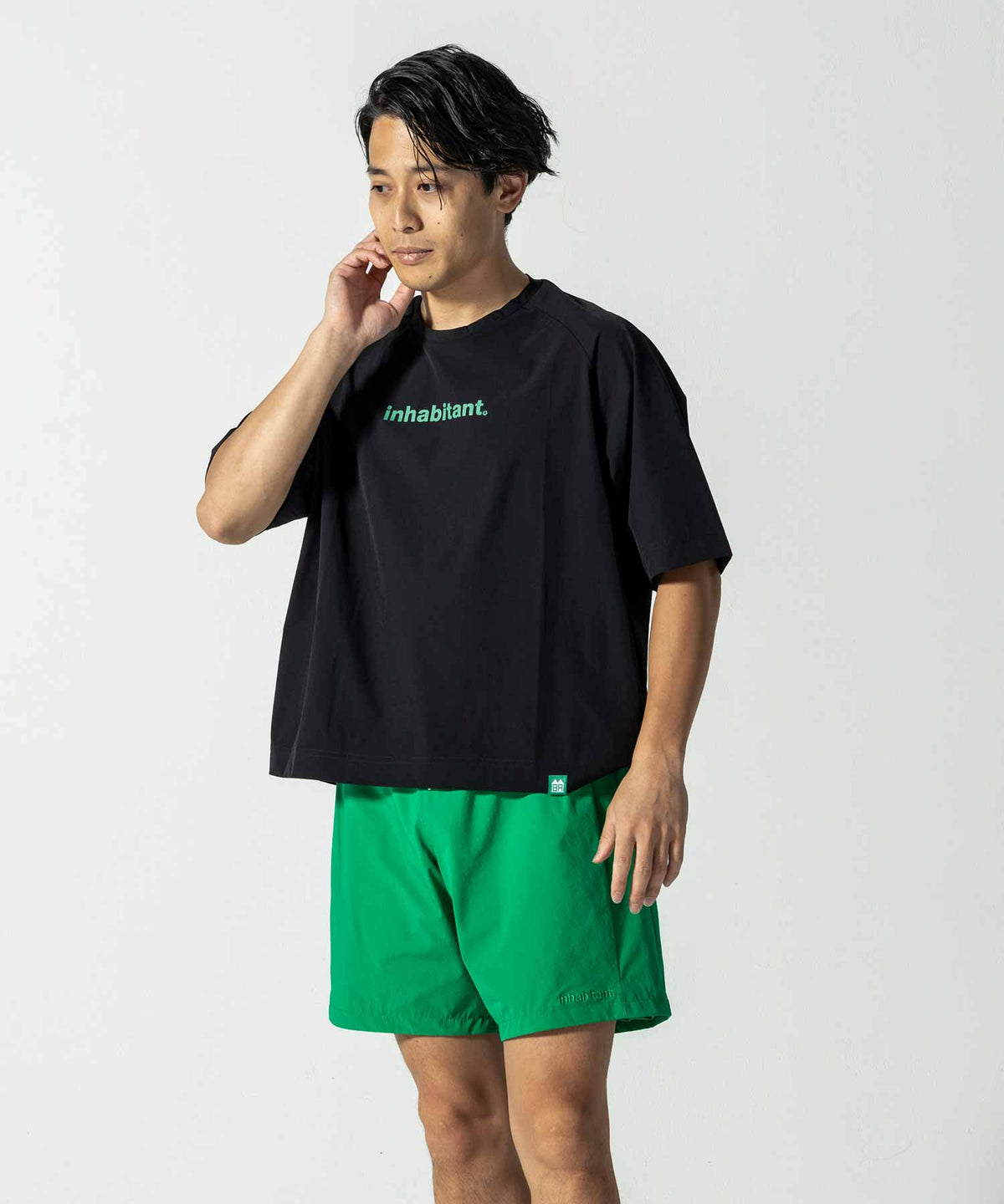 【MENS】Rash T-shirts ラッシュTシャツ ラッシュガード カジュアルファッション サーフィン レジャー スケートボード inhabitant(インハビタント)
