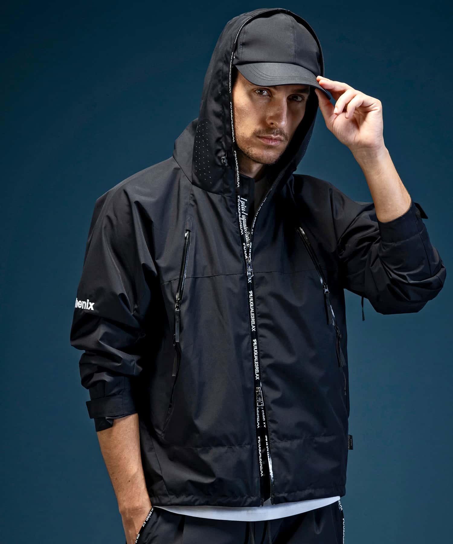 【MENS】キャップ WINDSTOPPER プロダクト by GORE-TEX LABS /ウィンドストッパー/ゴアテックス/1PIU1UGUALE3 RELAX × +phenix(ウノピゥウノウグァーレトレ リラックス)