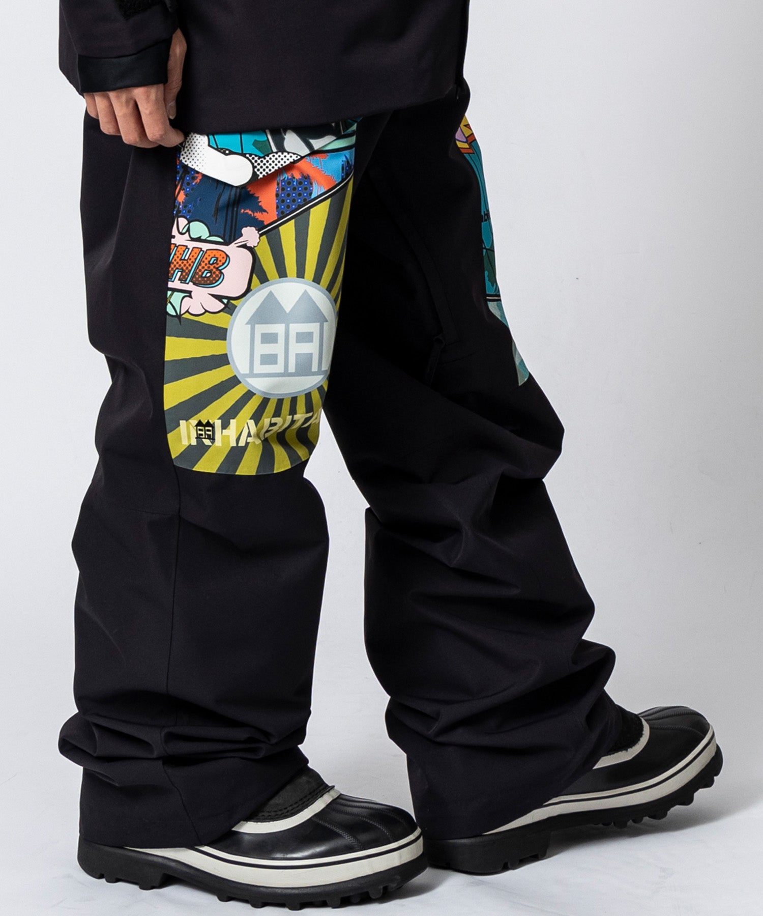 【11月中旬お届け予約商品】【MENS】KNEE PATCH SNOW PANTS ニーパッチスノーパンツ /inhabitant(インハビタント)