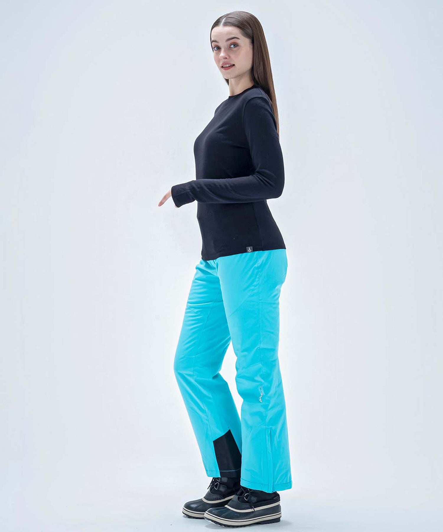 【WOMENS】スキーウェア アンダーウェア インナーウェア Super Space-Time Wool Mock Neck Tee / Middle /phenixスキーウェア 23AW