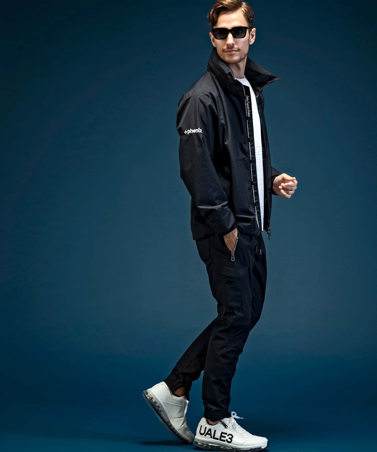 【MENS】トラックジャケット WINDSTOPPER プロダクト by GORE-TEX LABS /ウィンドストッパー/ゴアテックス/1PIU1UGUALE3 RELAX × +phenix(ウノピゥウノウグァーレトレ リラックス)